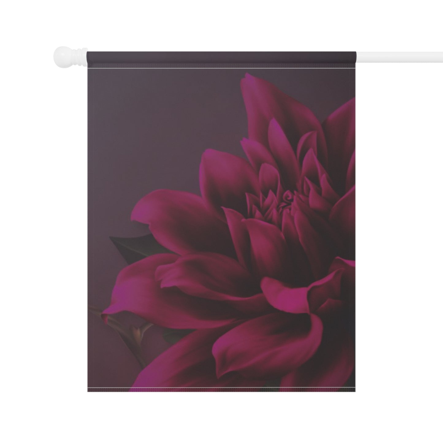 Magenta Dahlia Garden & House Banner