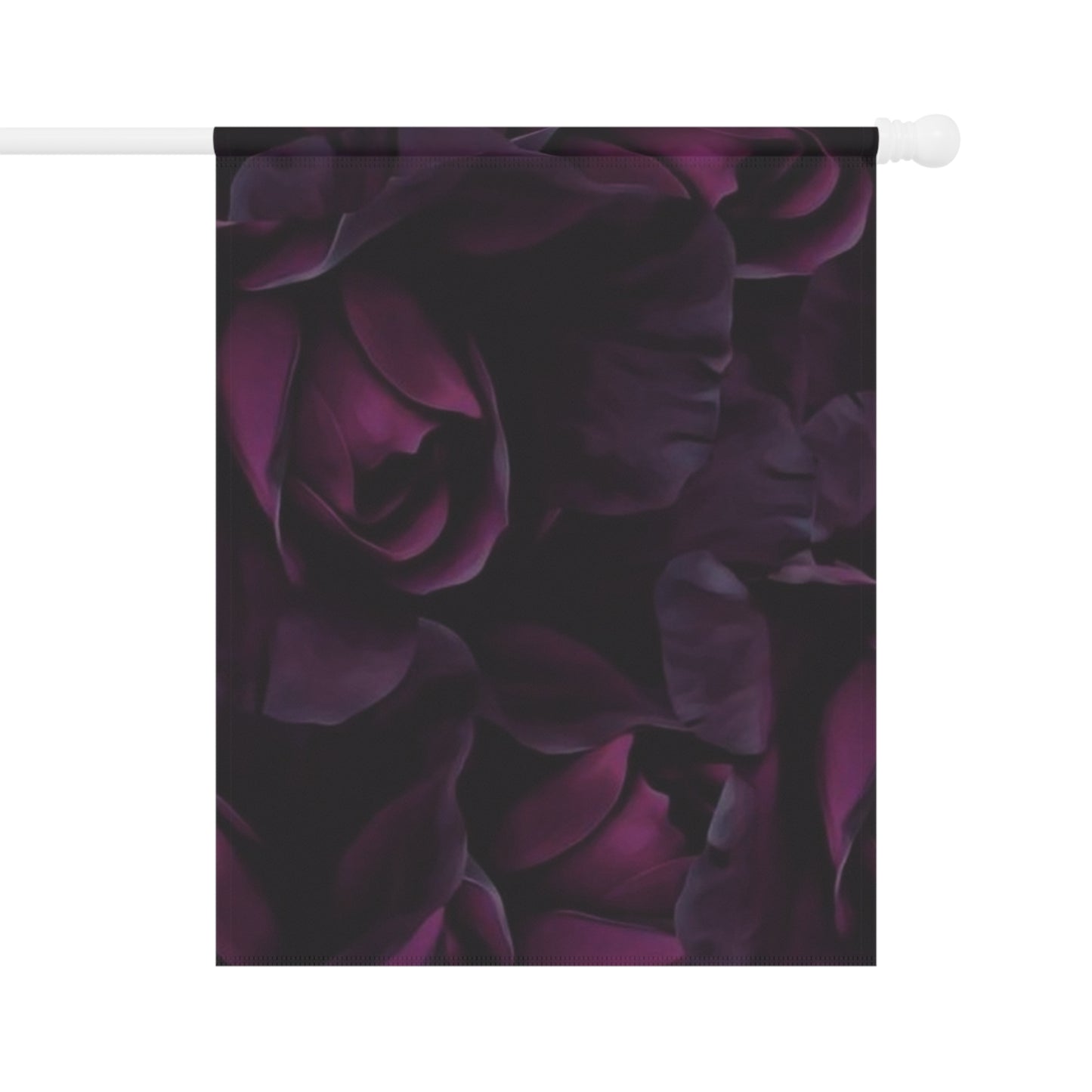 Dark Purple Floral Garden & House Banner