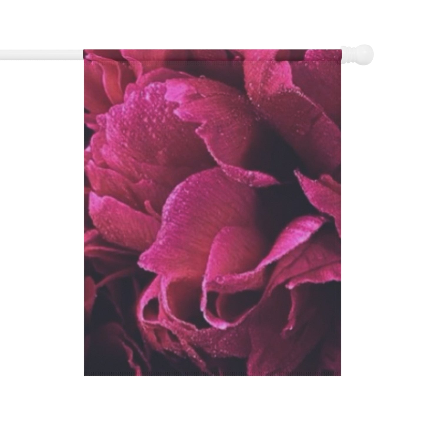 Magenta Floral Garden and House Banner – Bright & Cheerful Yard Flag