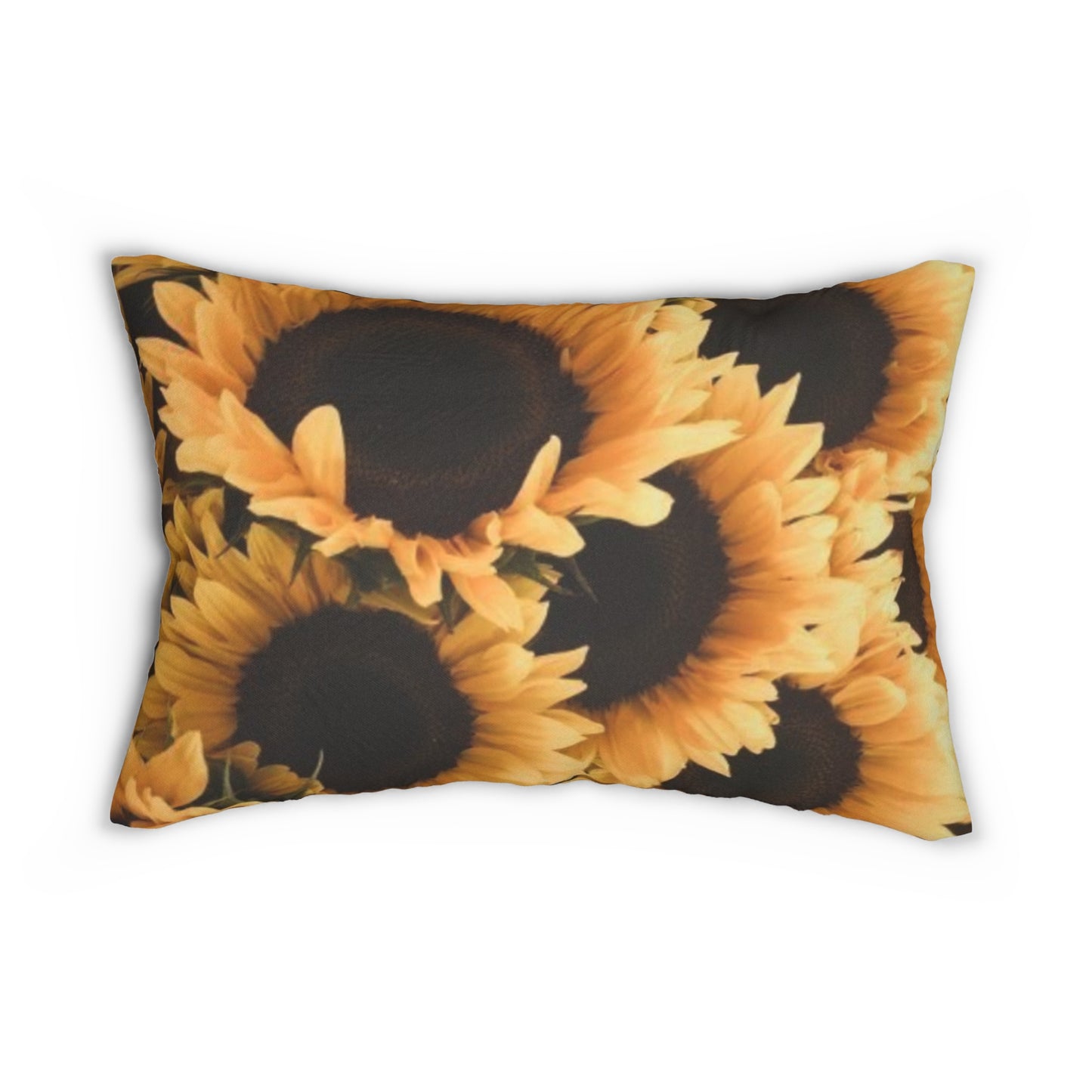 Floral Lumbar Pillow – Sunflower Themed Decor