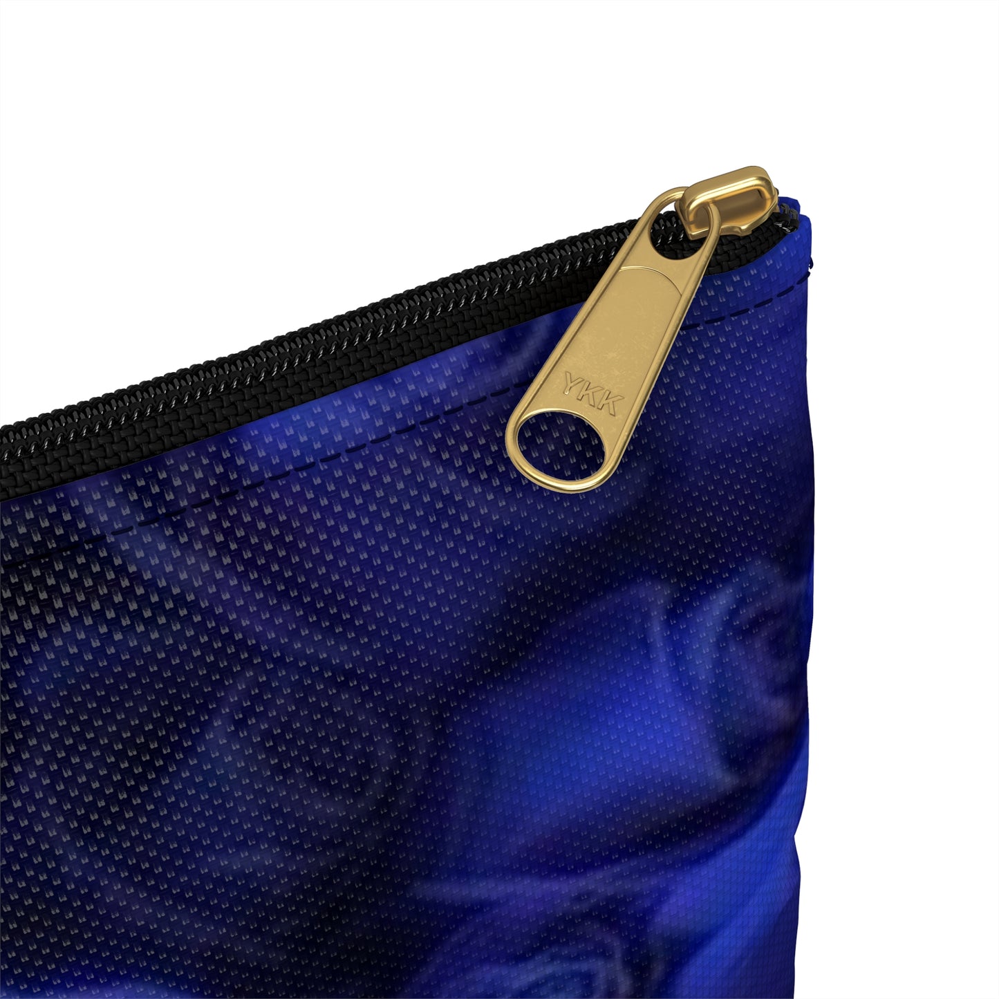 Dark Blue Roses Accessory Pouch