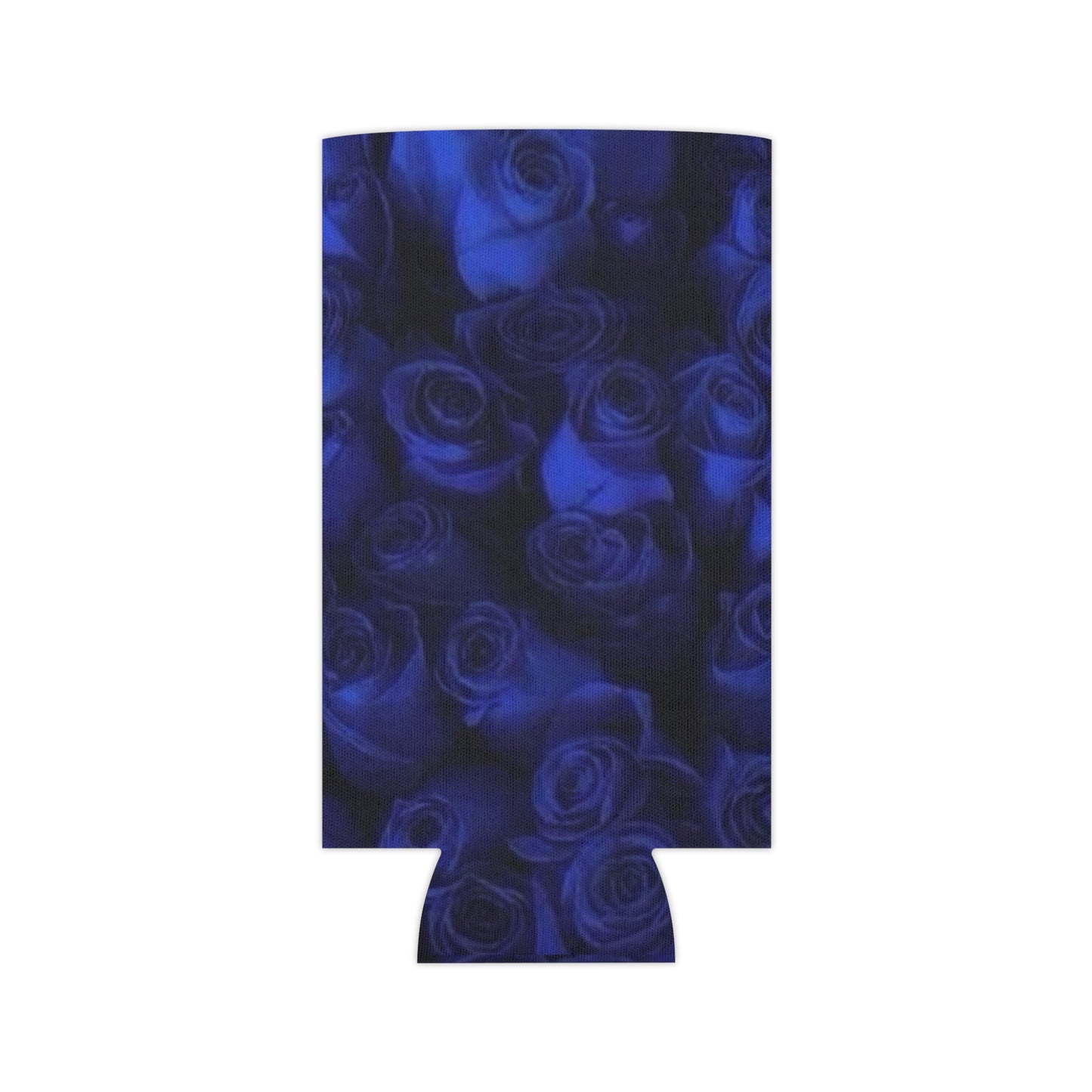 Dark Blue Roses Can Cooler