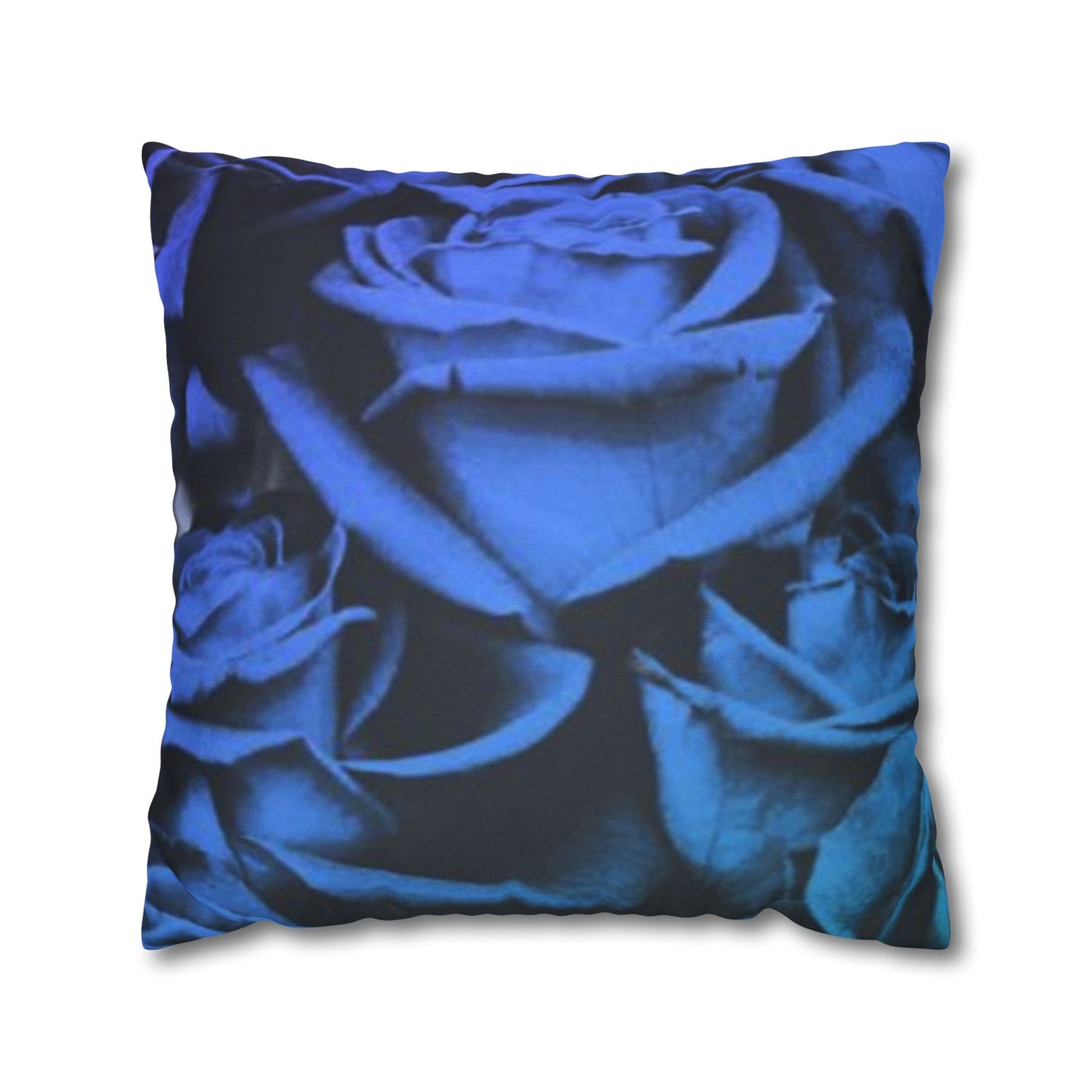 Blue Roses Square Pillowcase