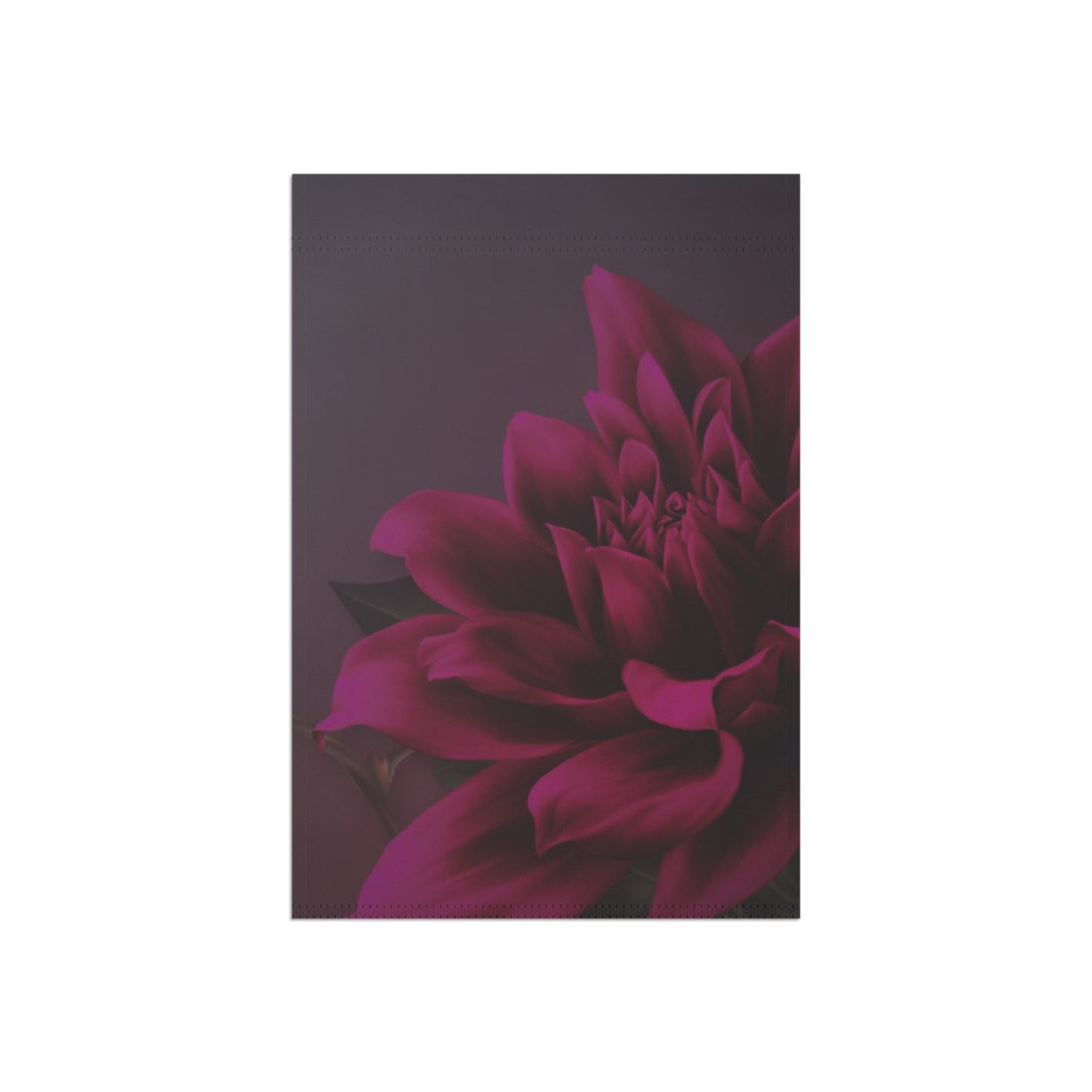 Magenta Dahlia Garden & House Banner