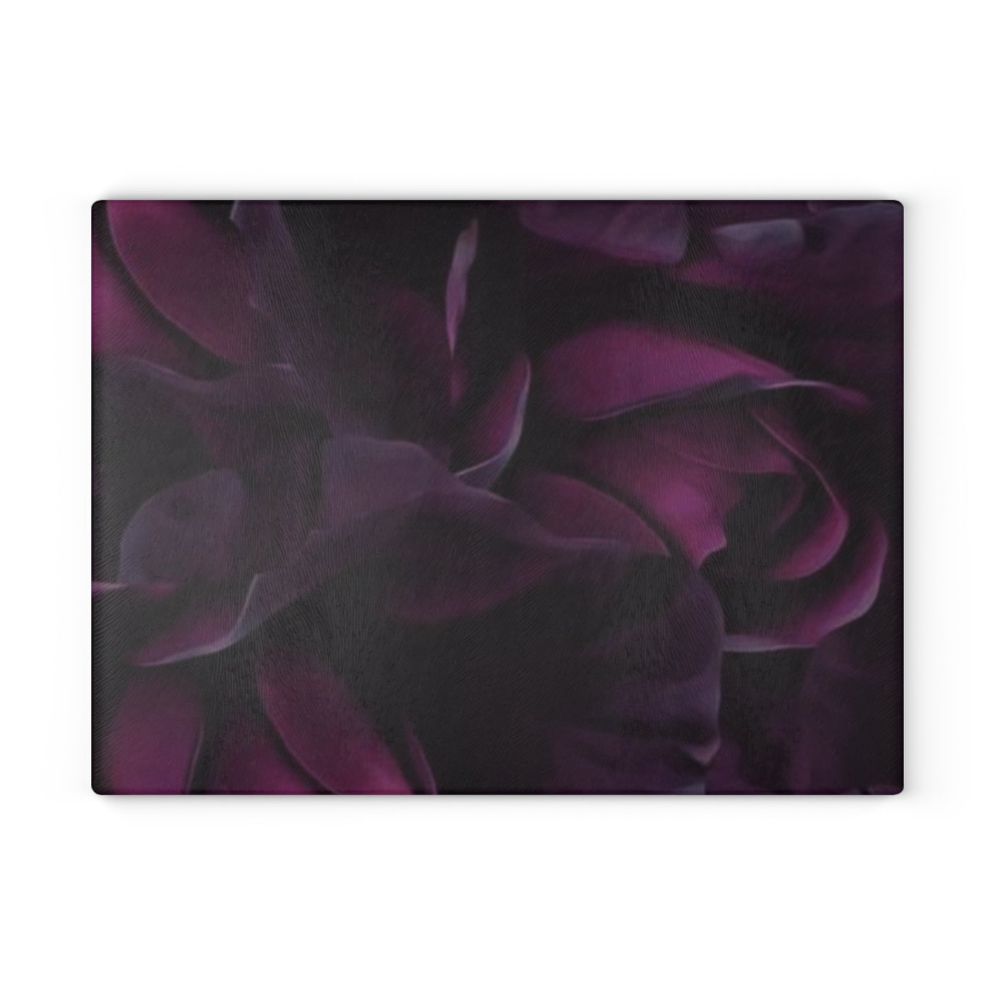 Dark Purple Floral Cutting Board