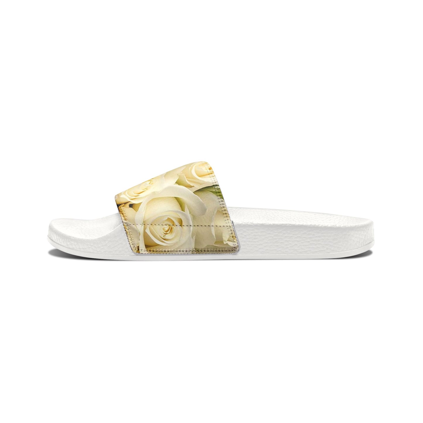 White Roses Floral Design with Removable Straps