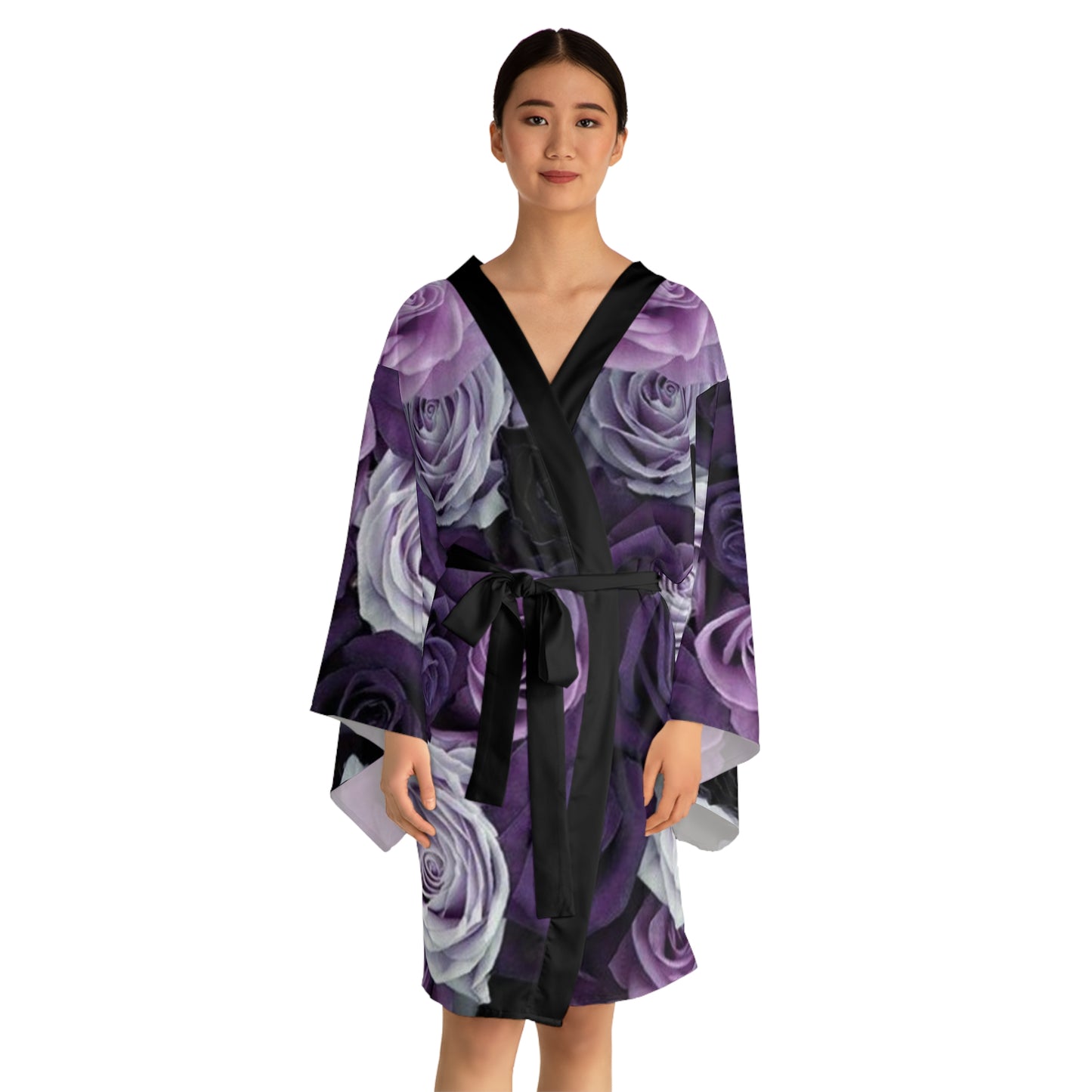 Purple Roses Kimono