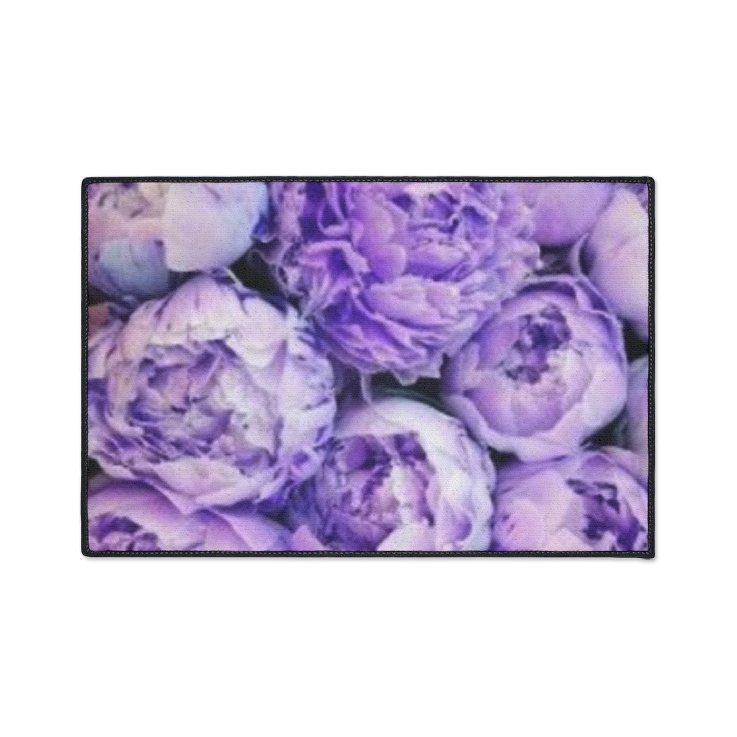Purple Peony Heavy Duty Floor Mat