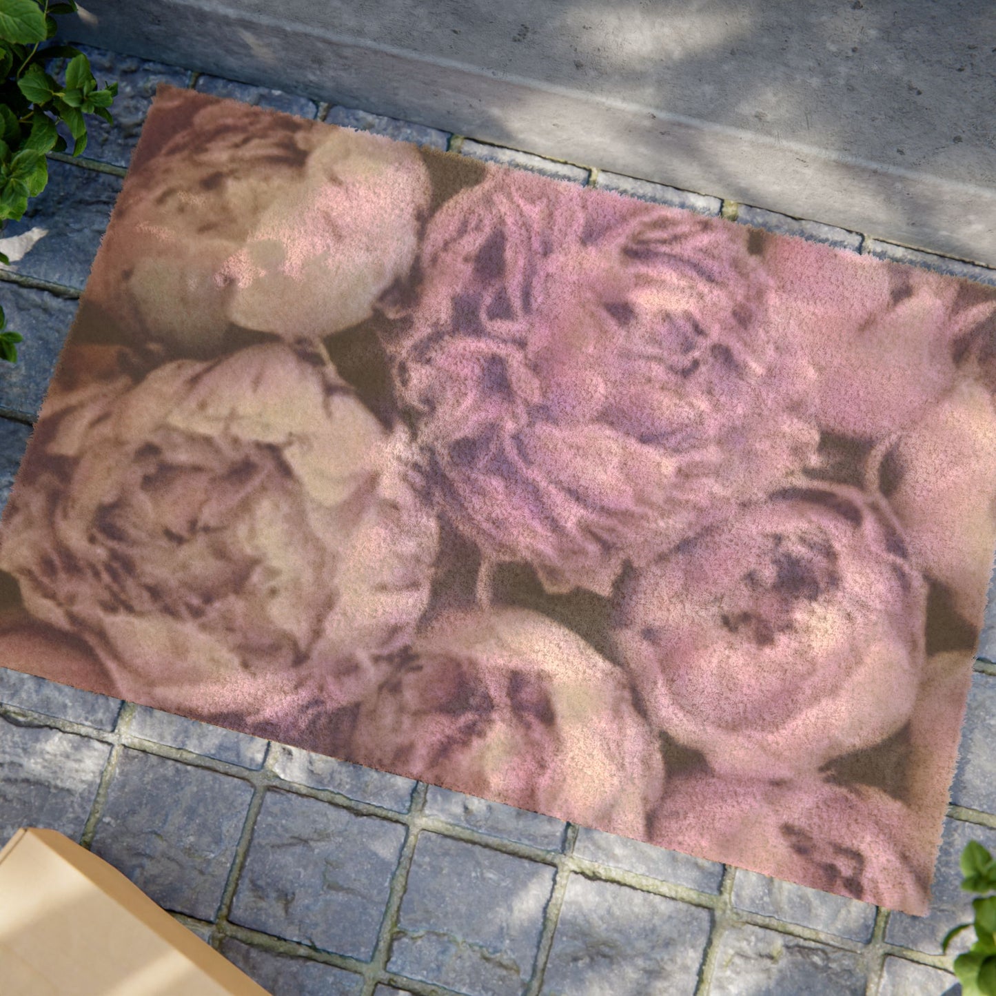 Purple Peony Doormat