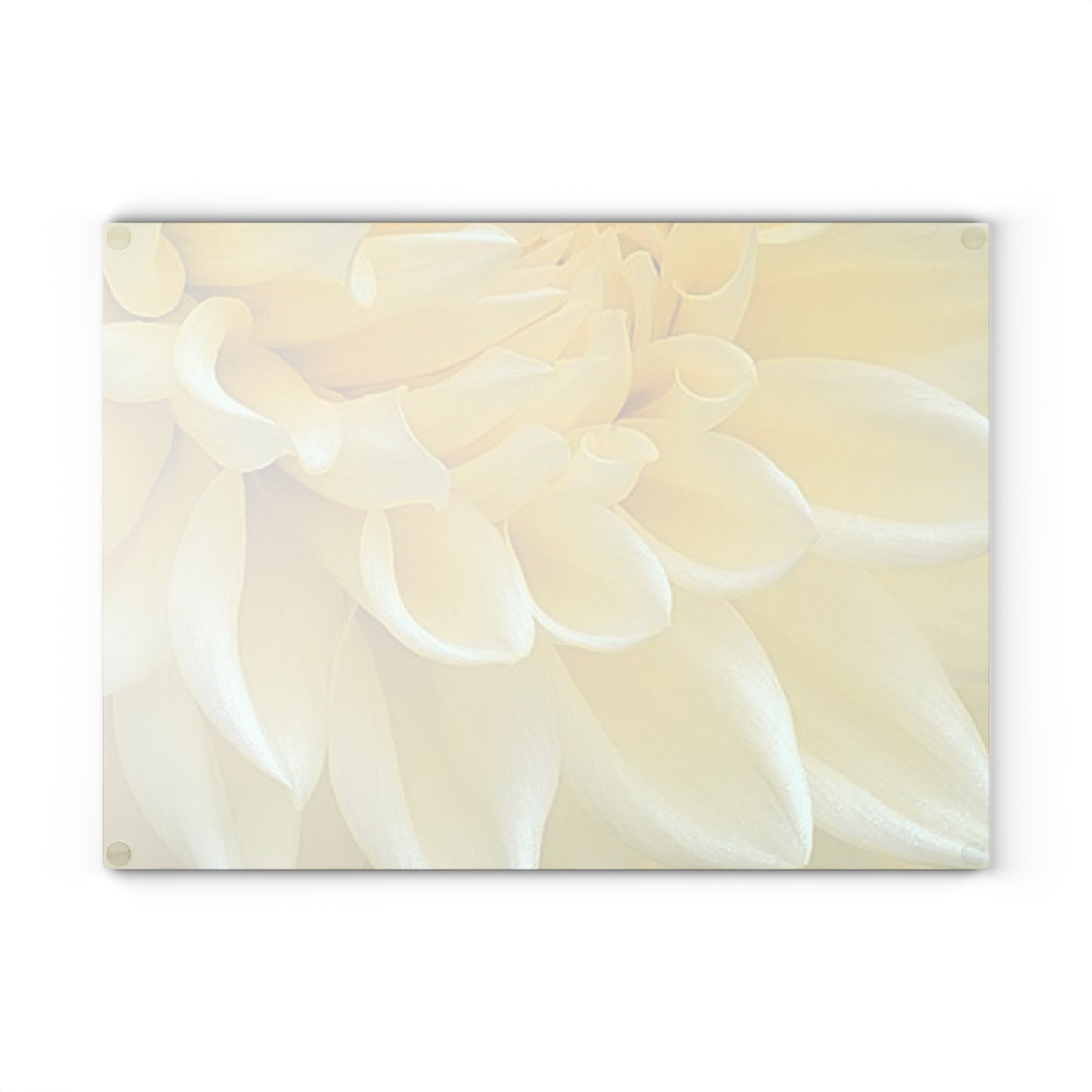 Yellow Dahlia Cutting Board