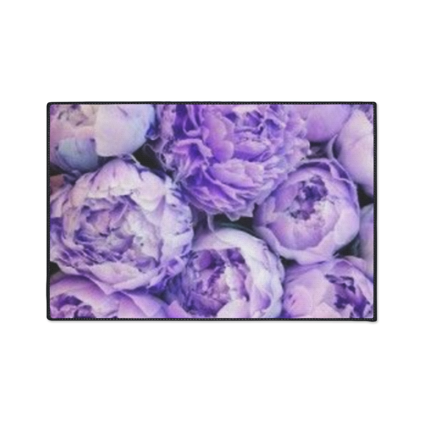 Purple Peony Heavy Duty Floor Mat
