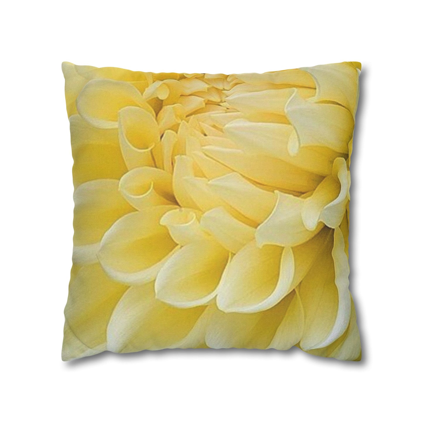 Yellow Dahlia Square Pillowcase