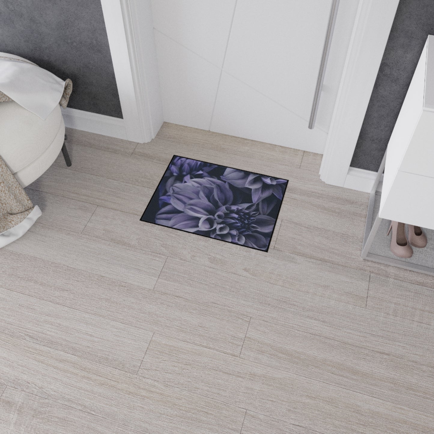 Blue Dahlia Heavy Duty Floor Mat