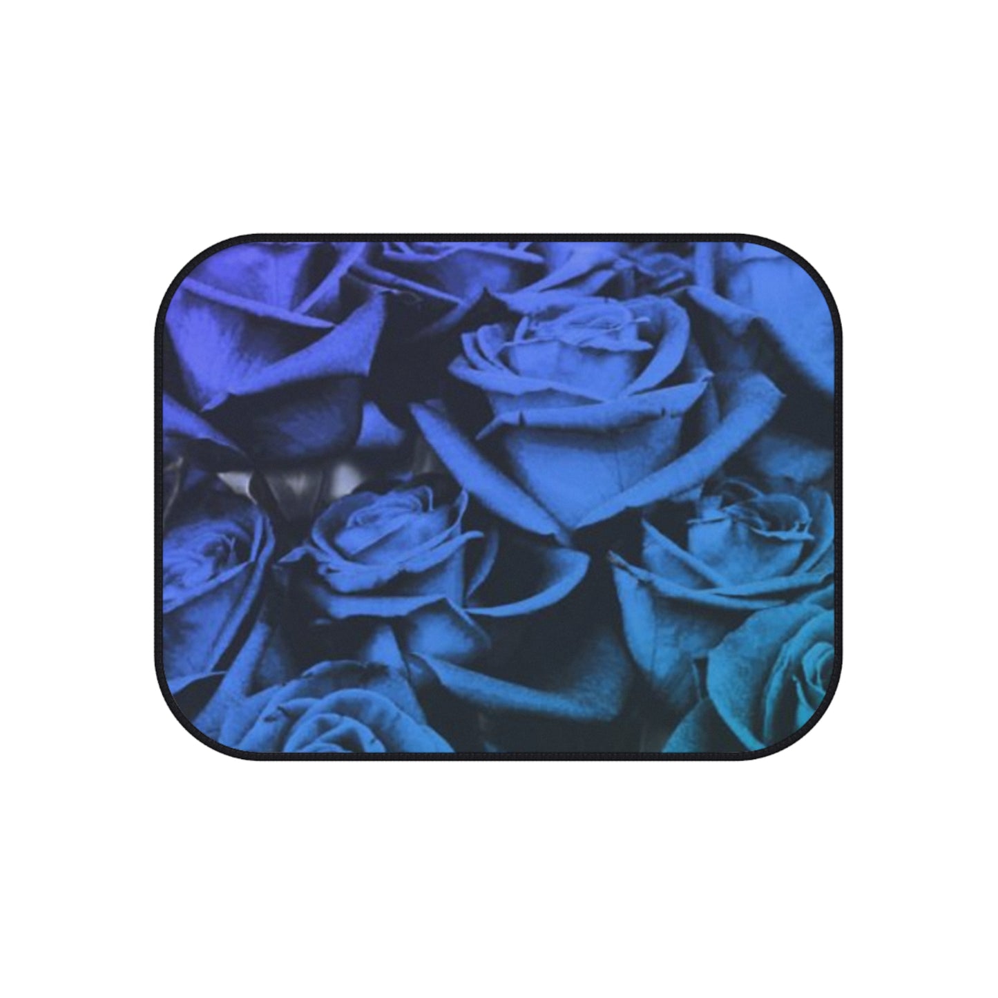 Blue Roses Car Mats (Set of 4)