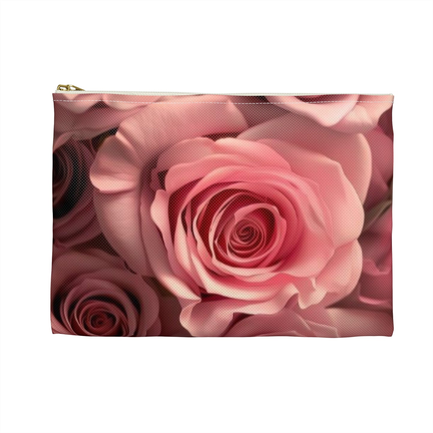 Pink Roses Accessory Pouch