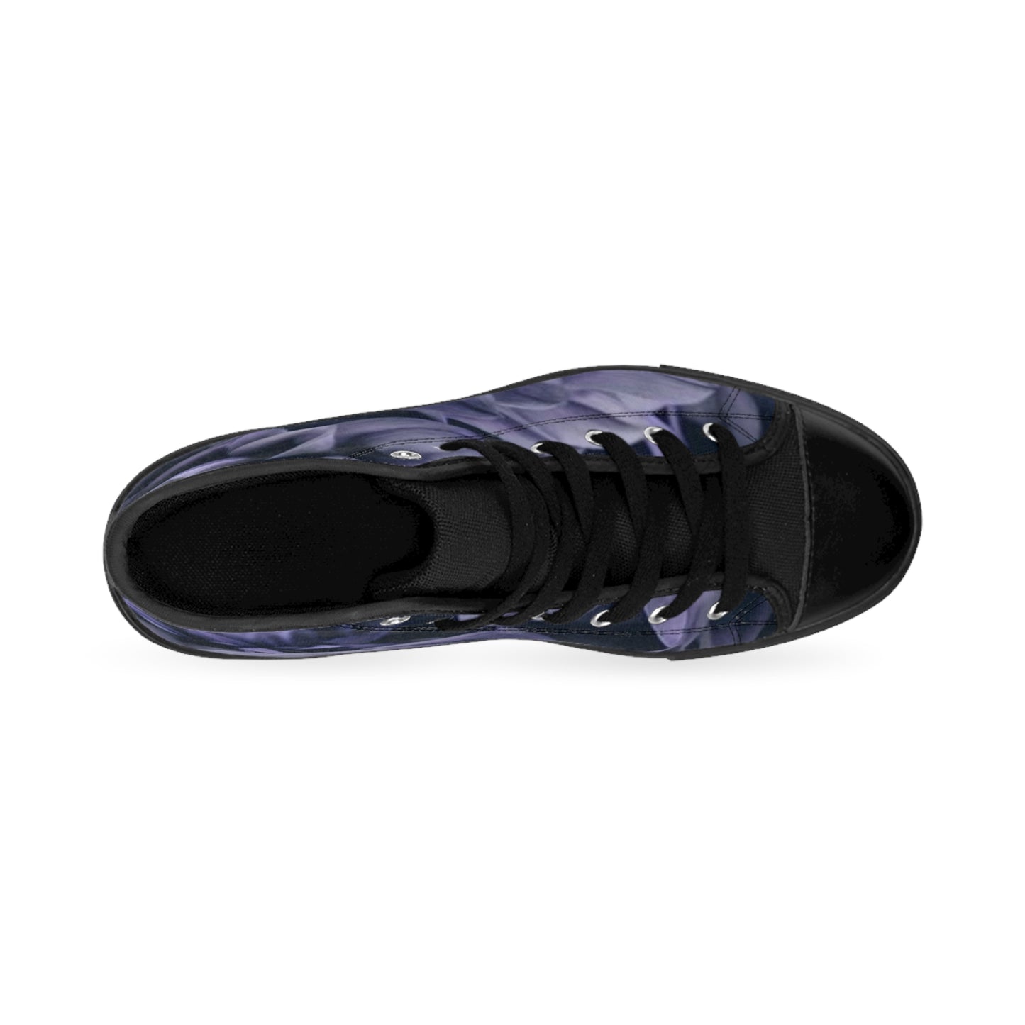 Blue Dahlia High Top Sneakers