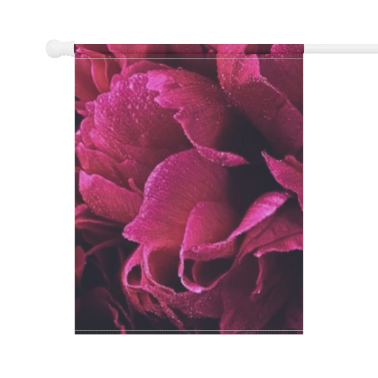 Magenta Floral Garden and House Banner – Bright & Cheerful Yard Flag