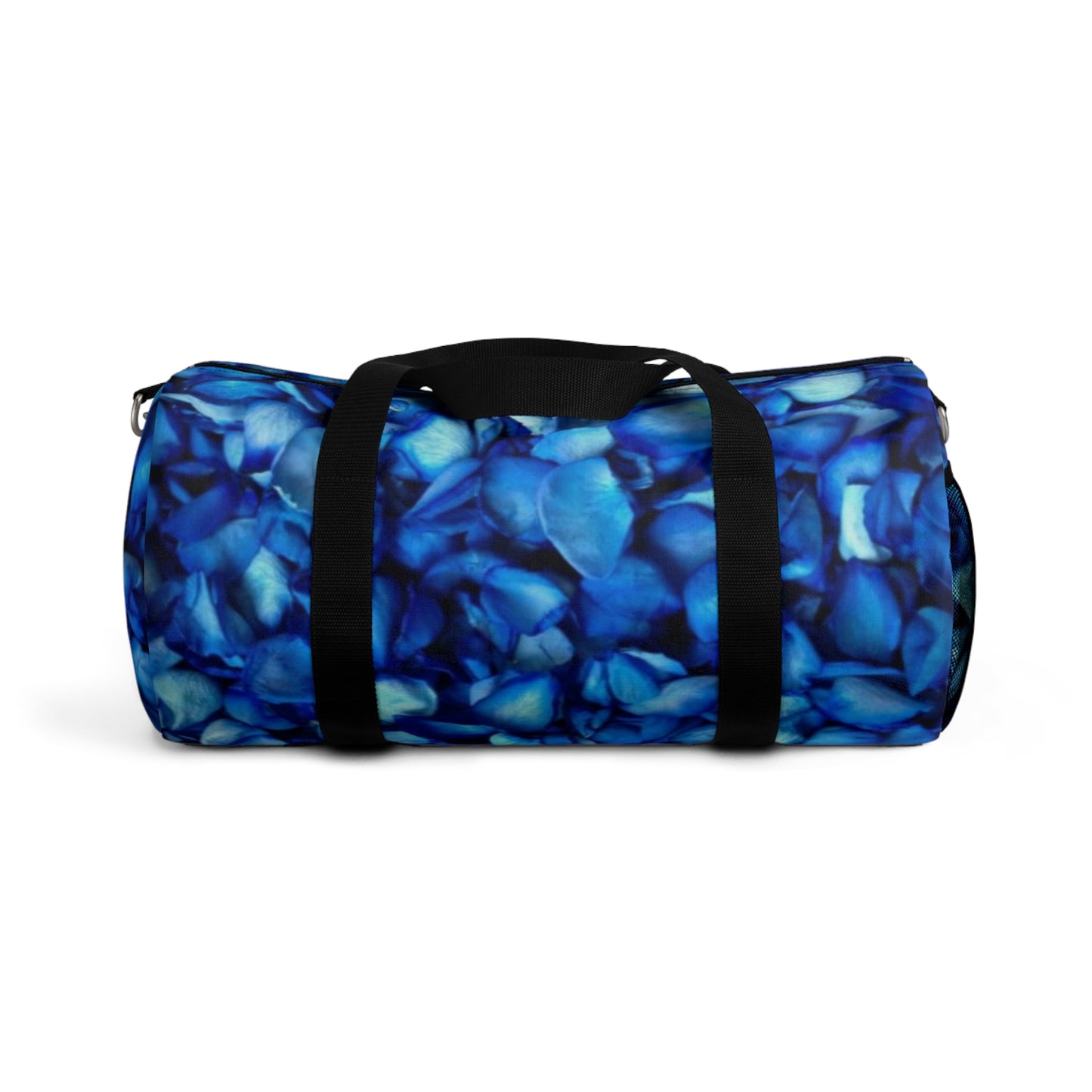 Blue Petals Floral Duffel Bag for Gym