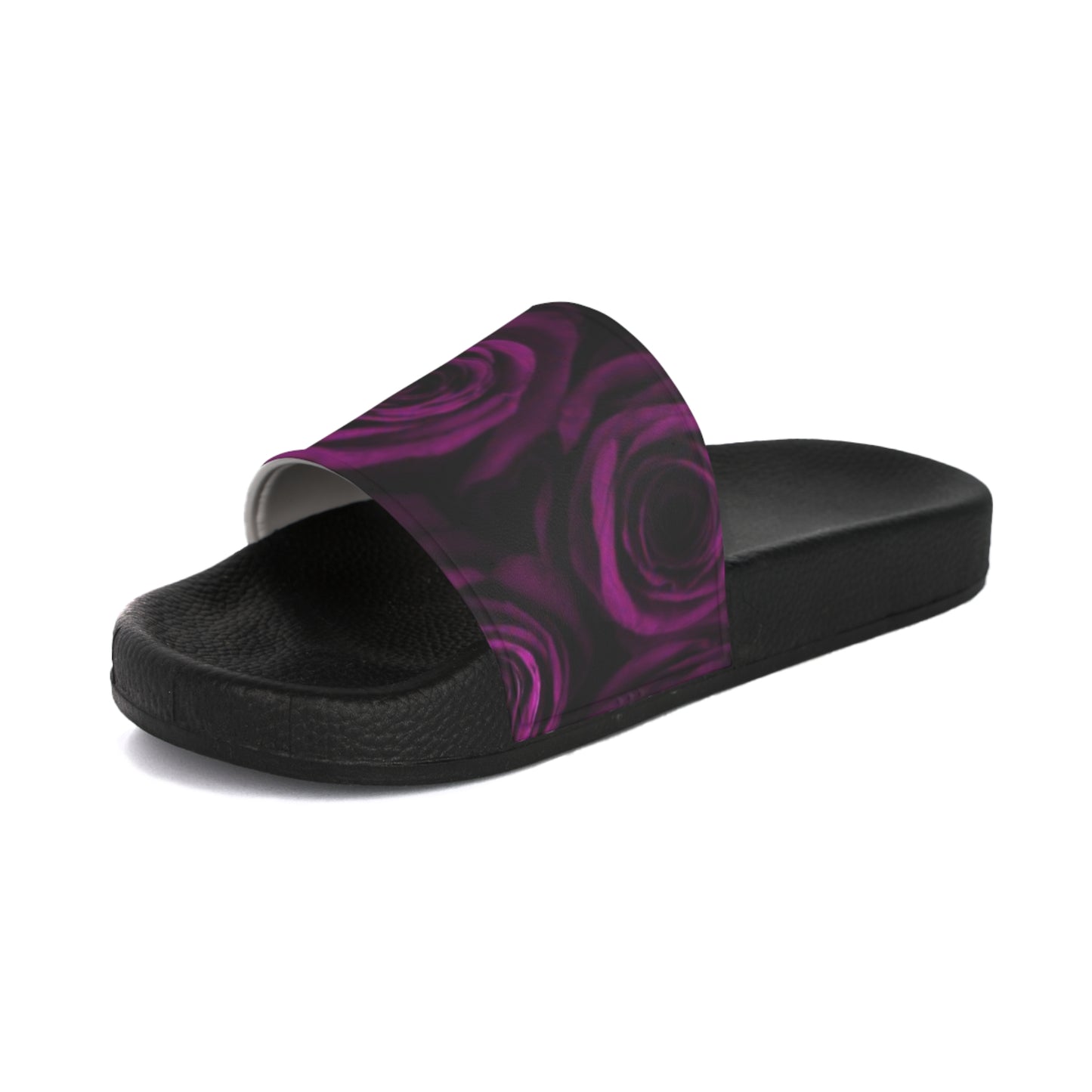 Dark Purple Roses Sandals