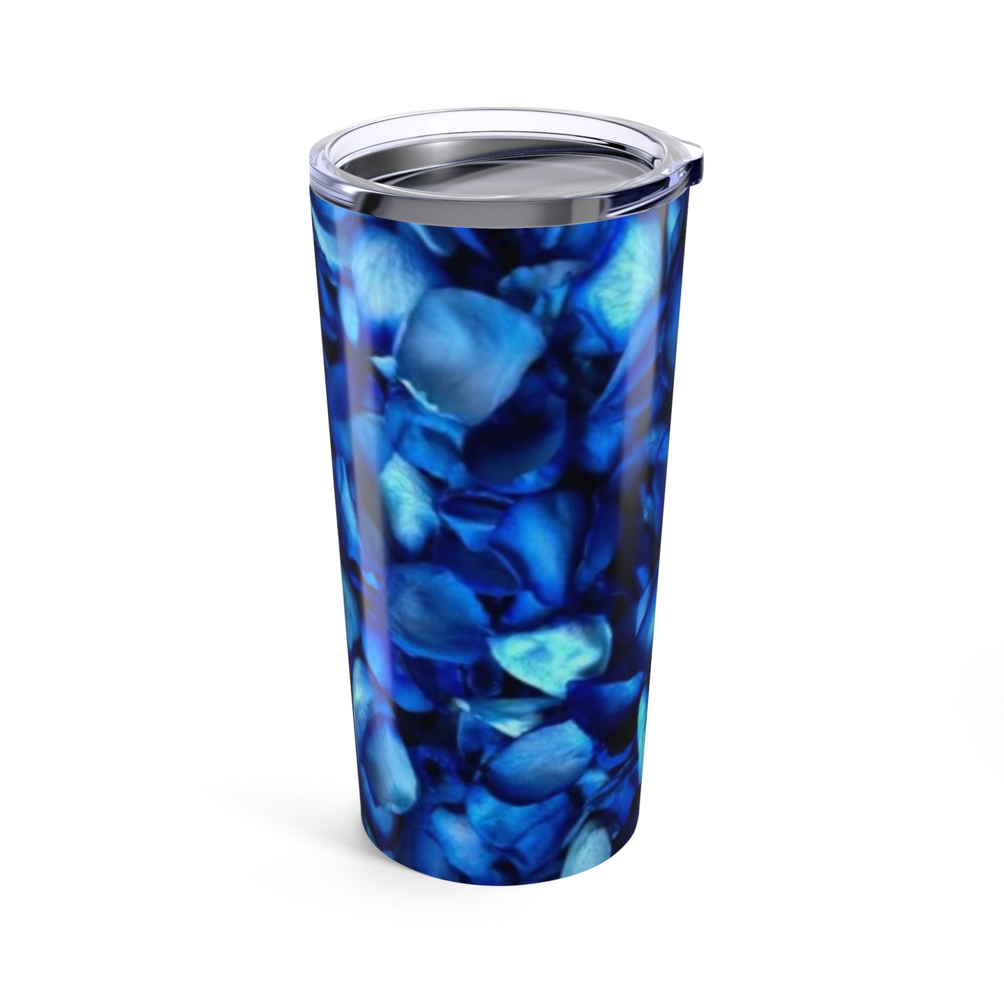Stainless Steel Floral Tumbler 20 oz – Blue Petals