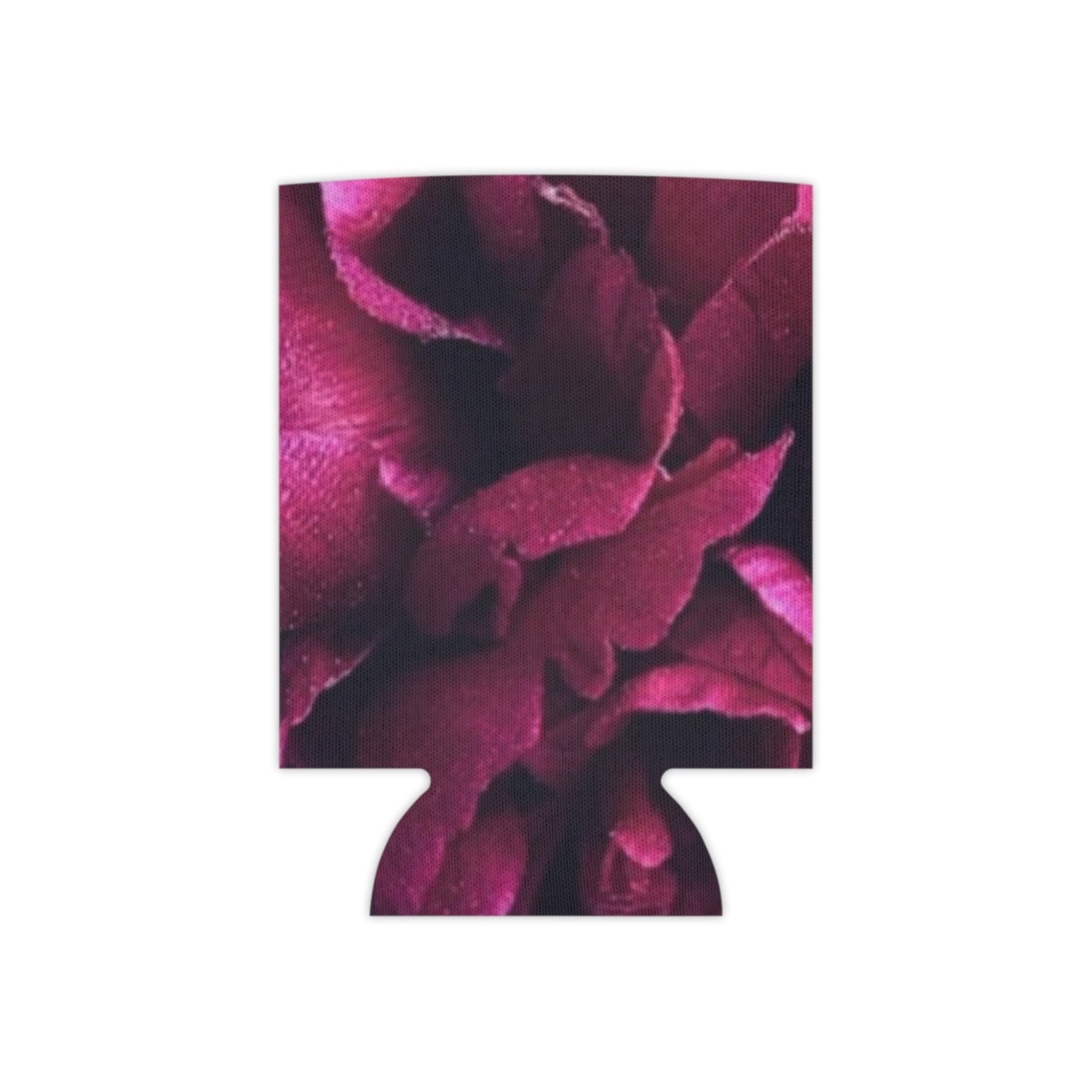 Floral Can Cooler - Magenta Floral Design