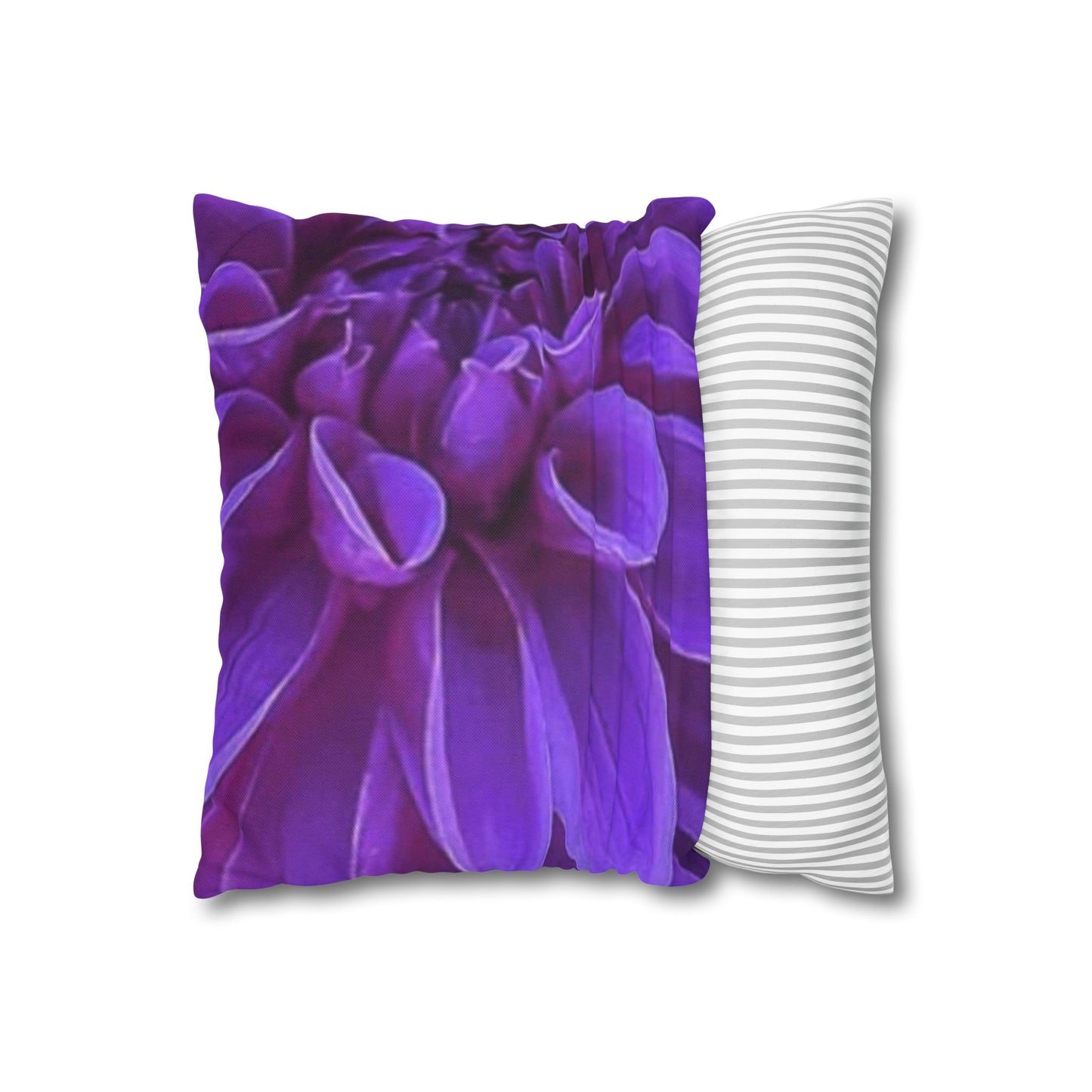 Purple Dahlia Square Pillowcase