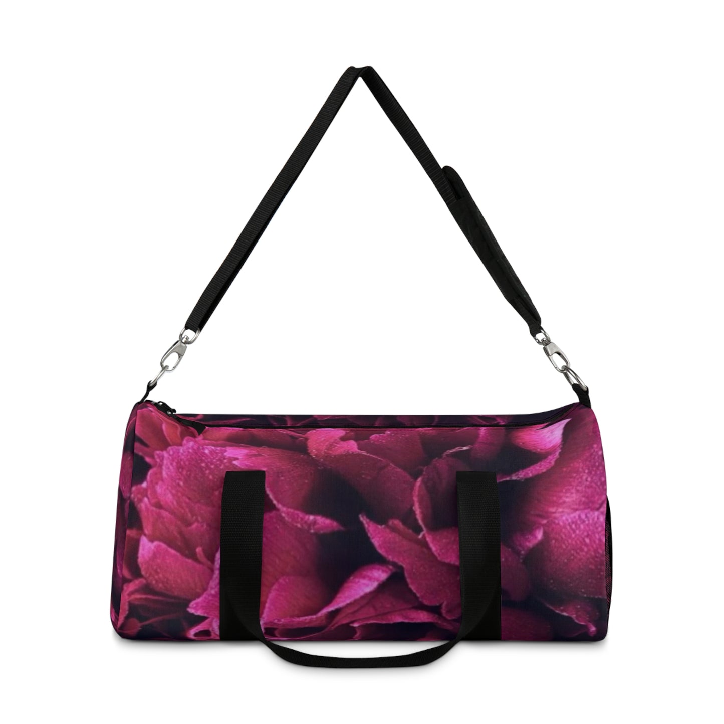 Magenta Floral Duffel Bag for Gym