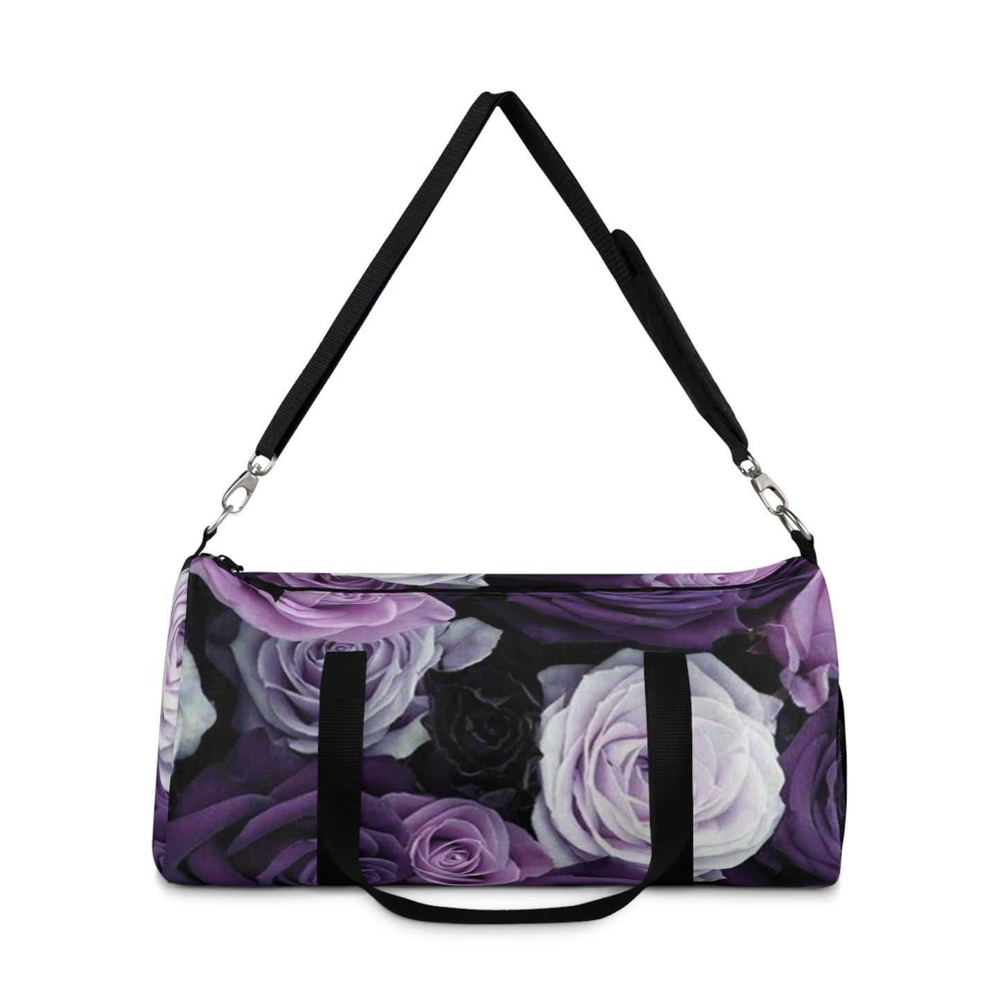 Purple Roses Floral Duffel Bag for Gym