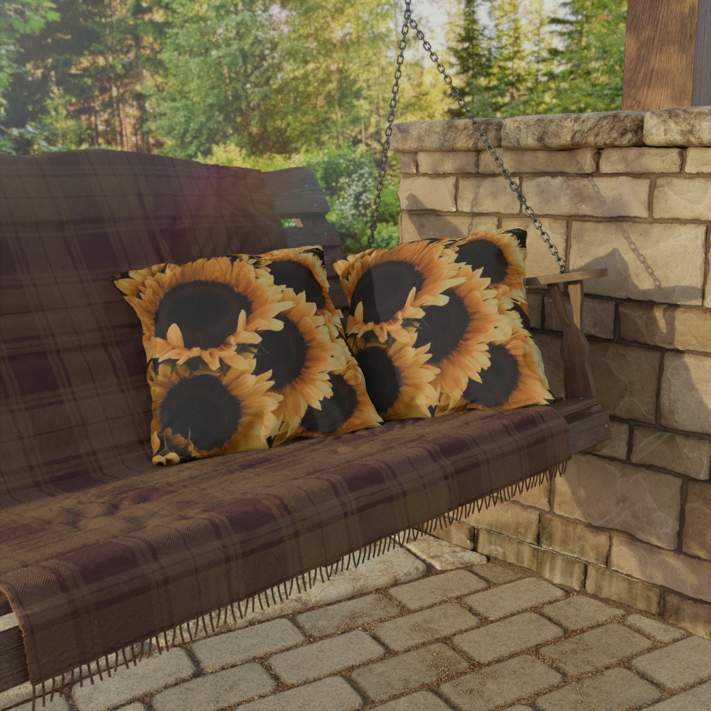 Sunflower Outdoor Pillow