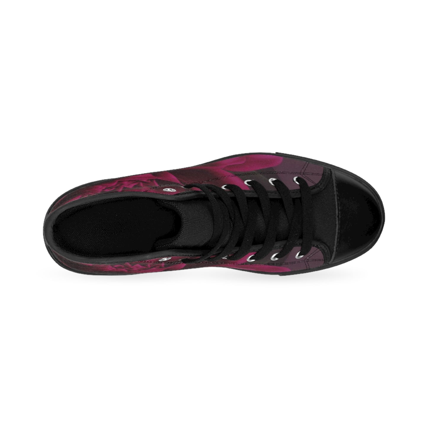 Magenta Dahlia High Top Sneakers