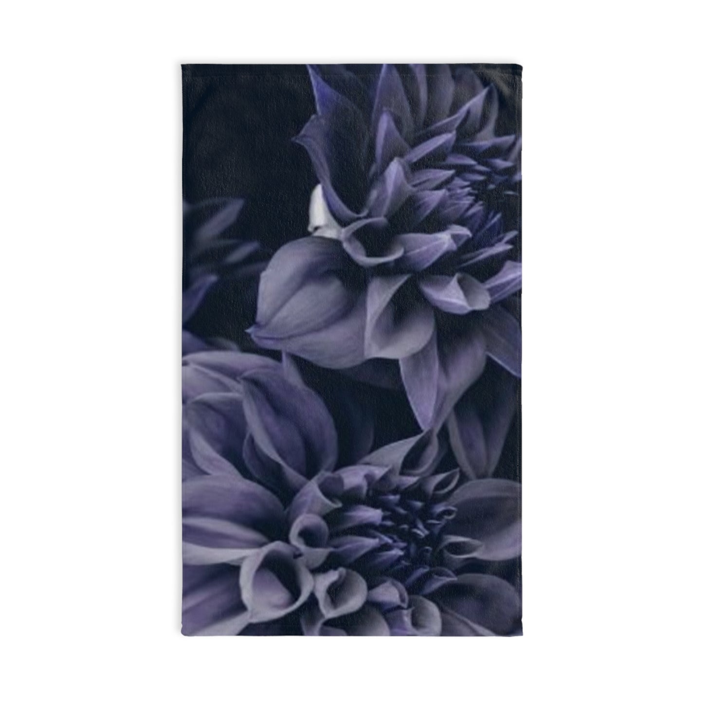 Blue Dahlia Hand Towel