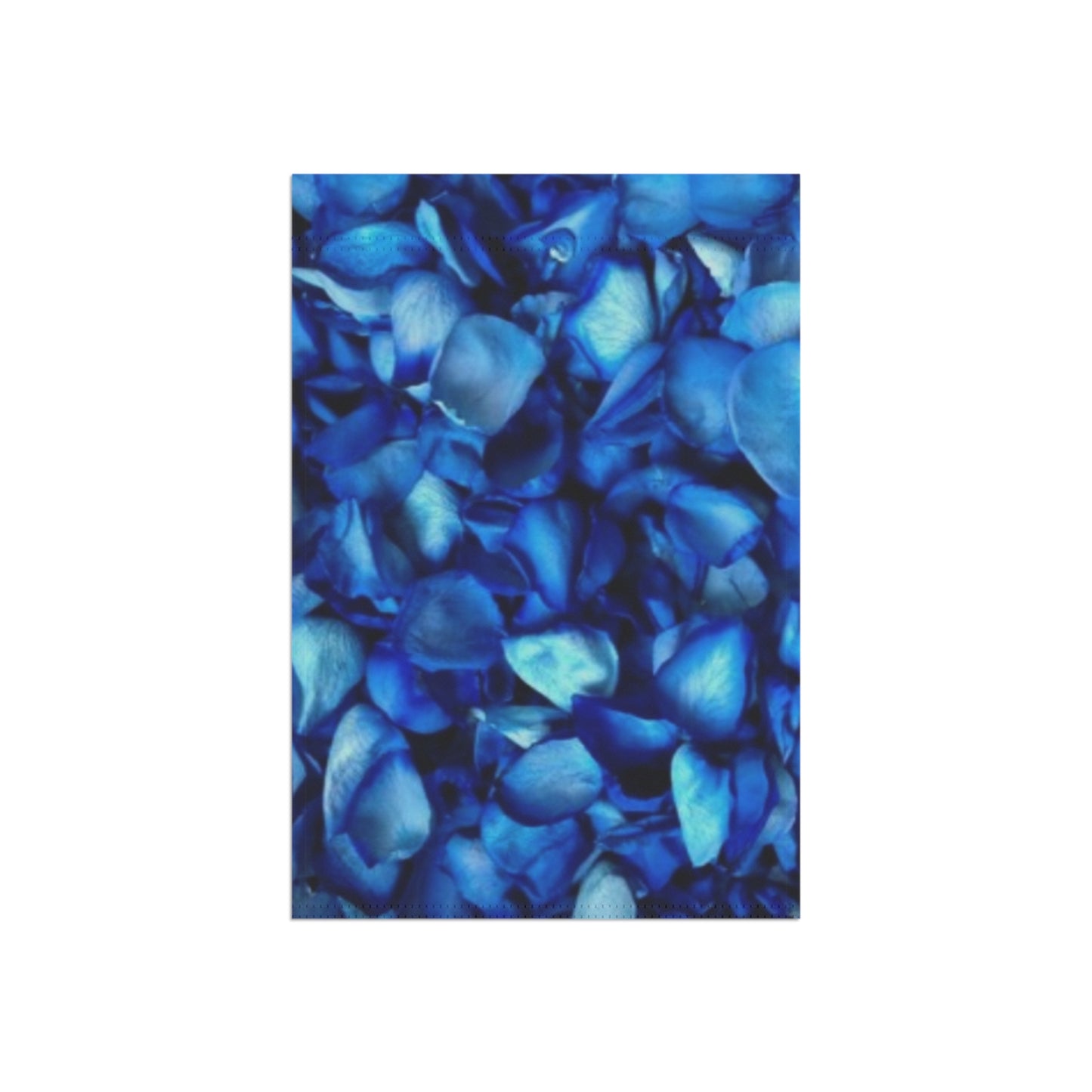 Blue Petals Floral Garden and House Banner – Peaceful Outdoor Decor