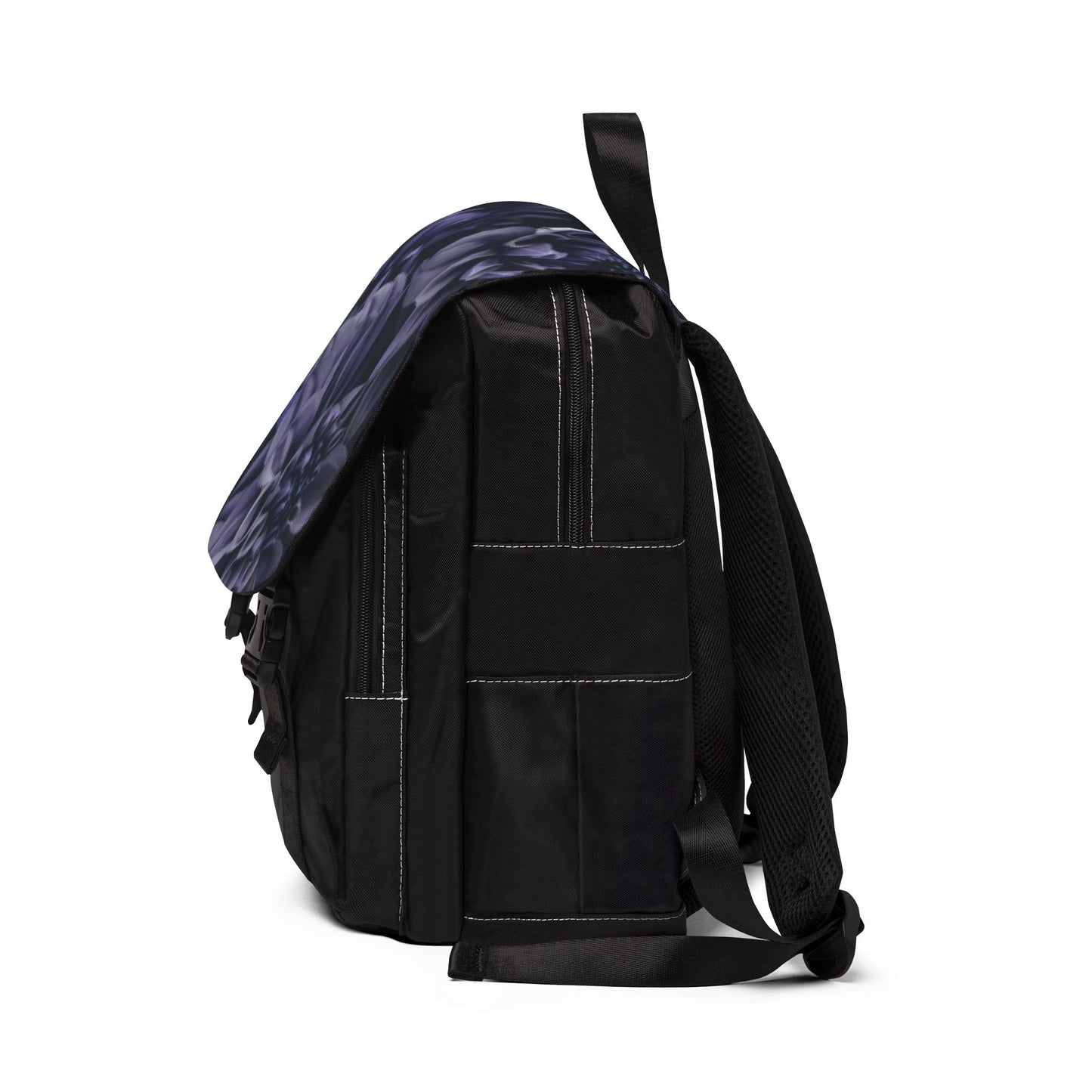 Blue Dahlia Flap Backpack
