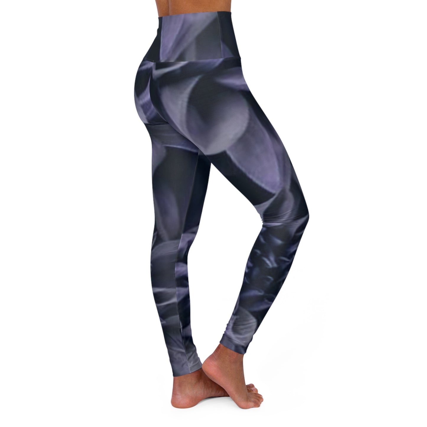 Blue Dahlia Exercise Leggings