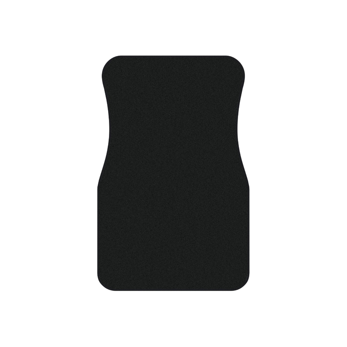 Black and White Floral Design Car Mats (2x Front)