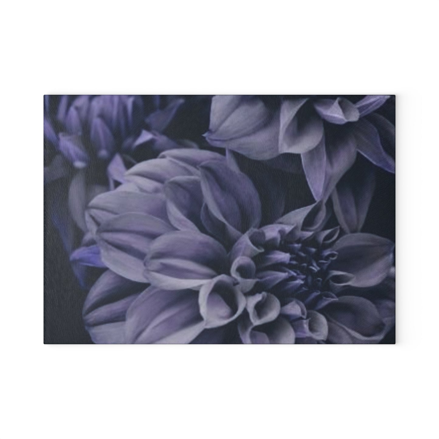 Blue Dahlia Cutting Board