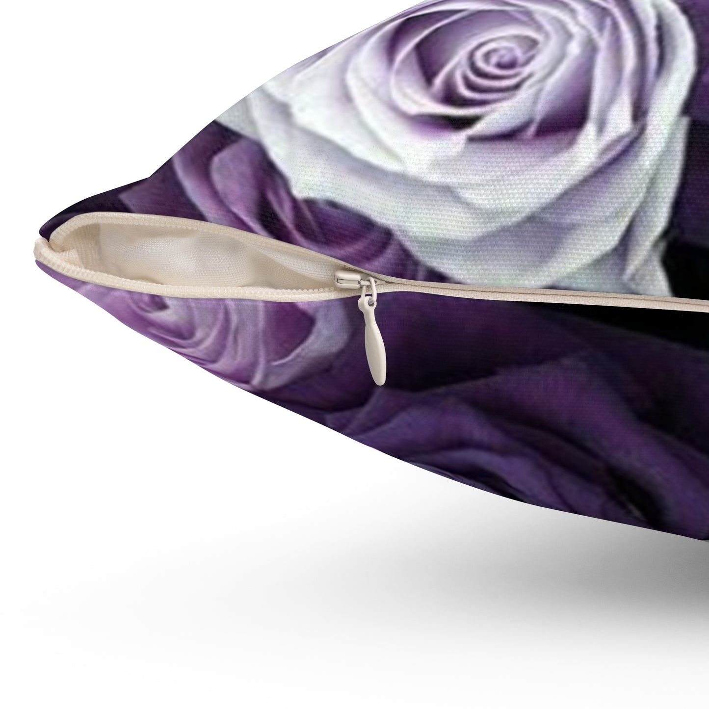 Purple Roses Square Pillow