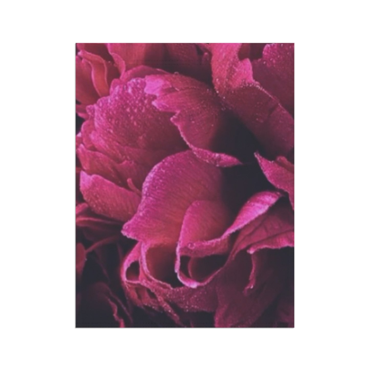 Magenta Floral Garden and House Banner – Bright & Cheerful Yard Flag