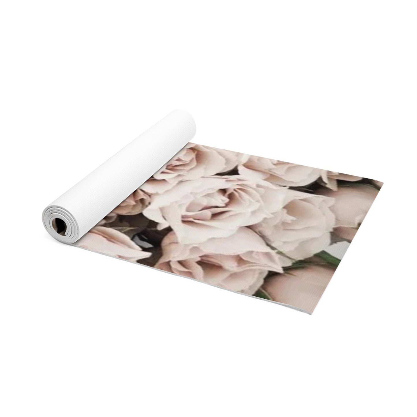 Light Pink Roses Exercise Mat