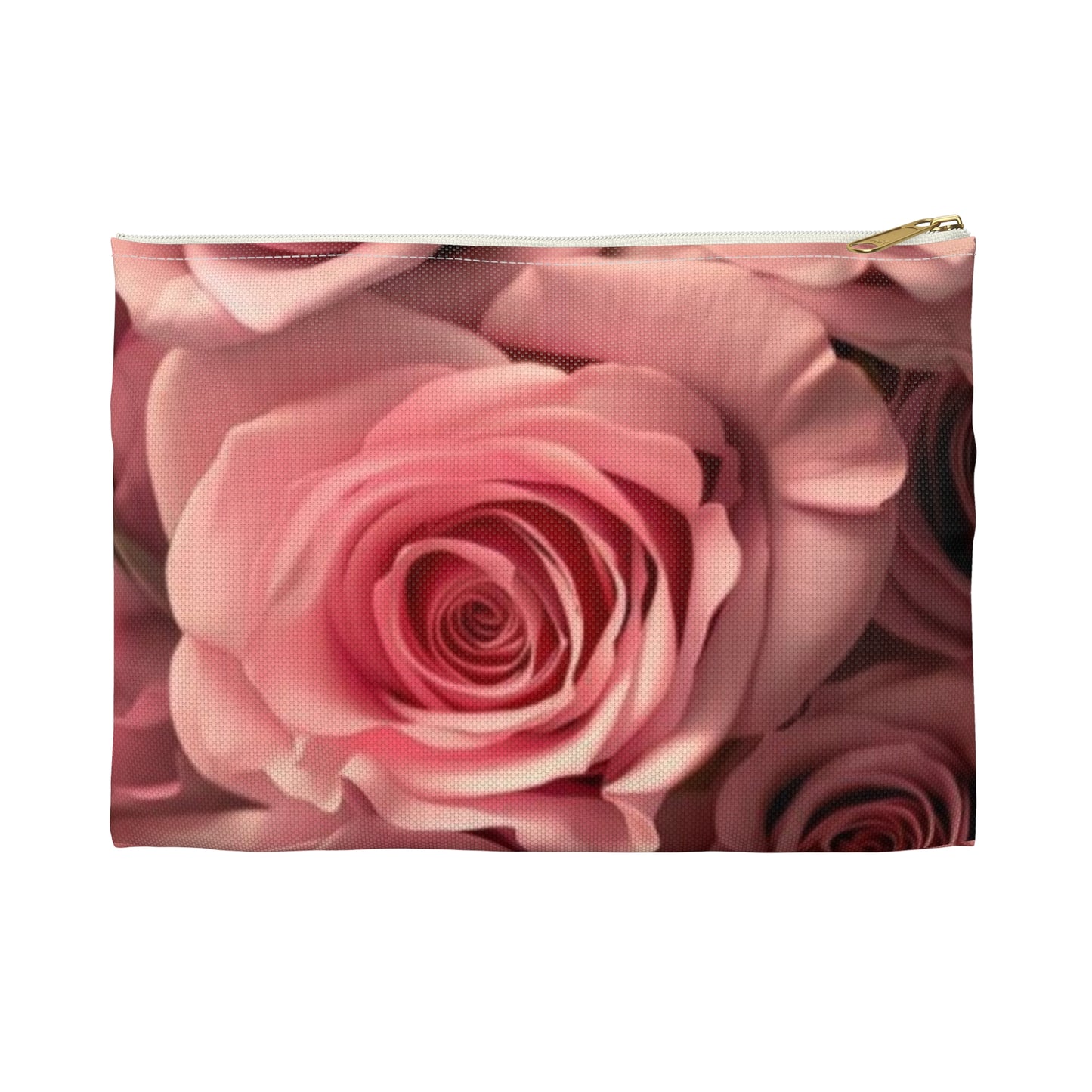 Pink Roses Accessory Pouch