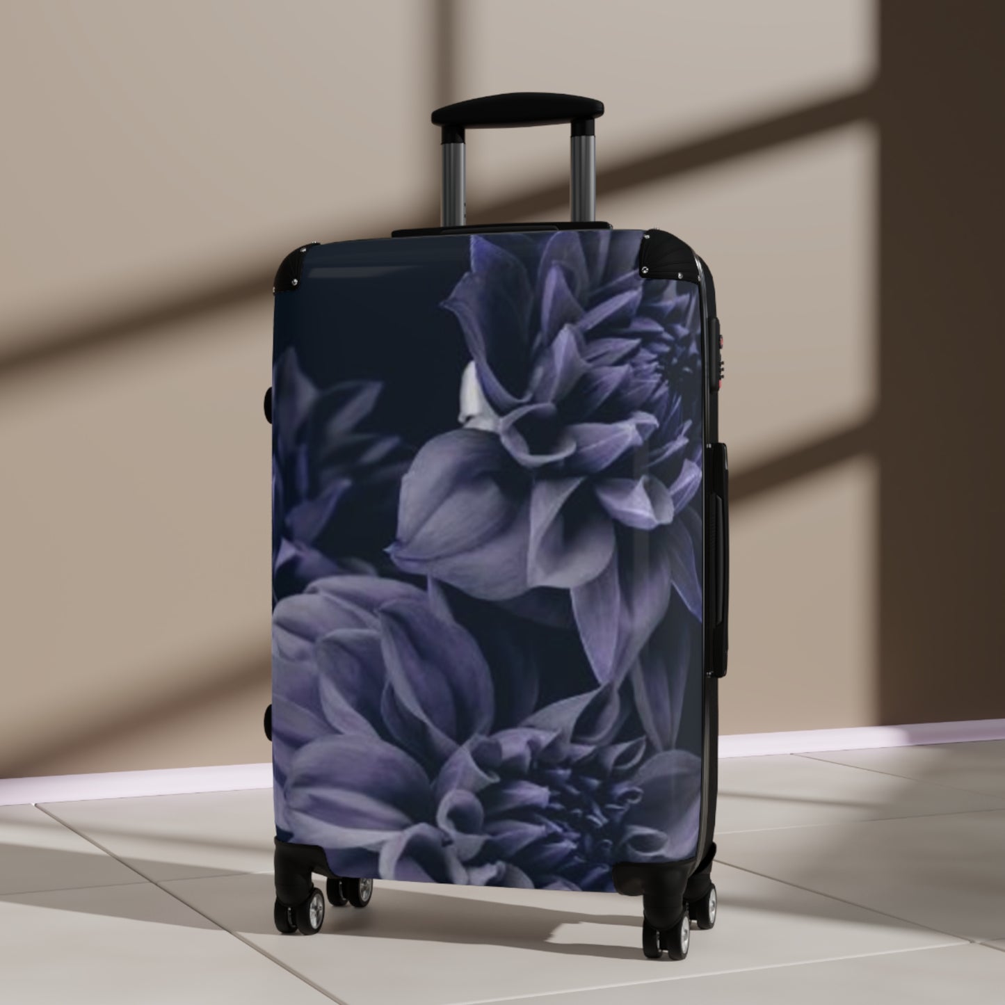 Blue Dahlia Suitcase