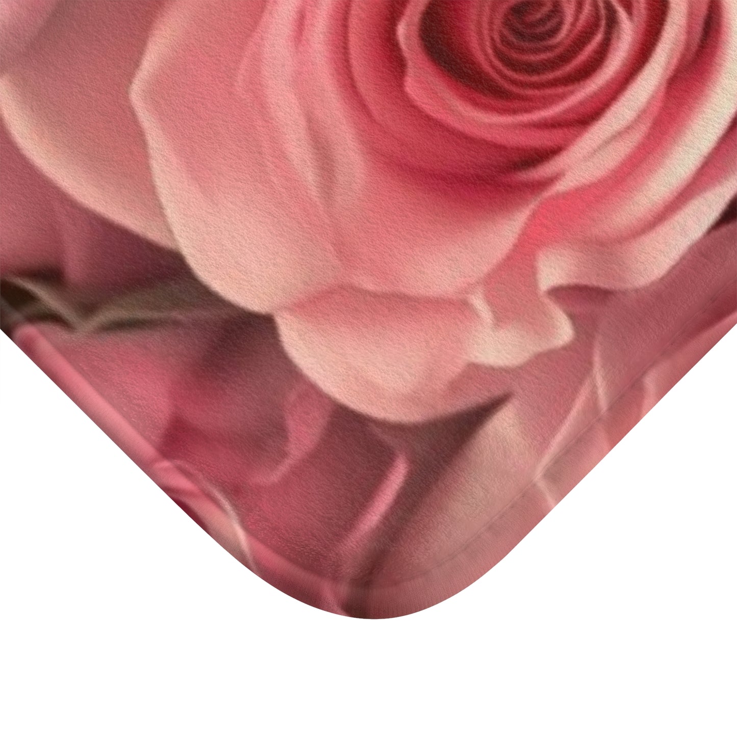 Pink Roses Bath Mat