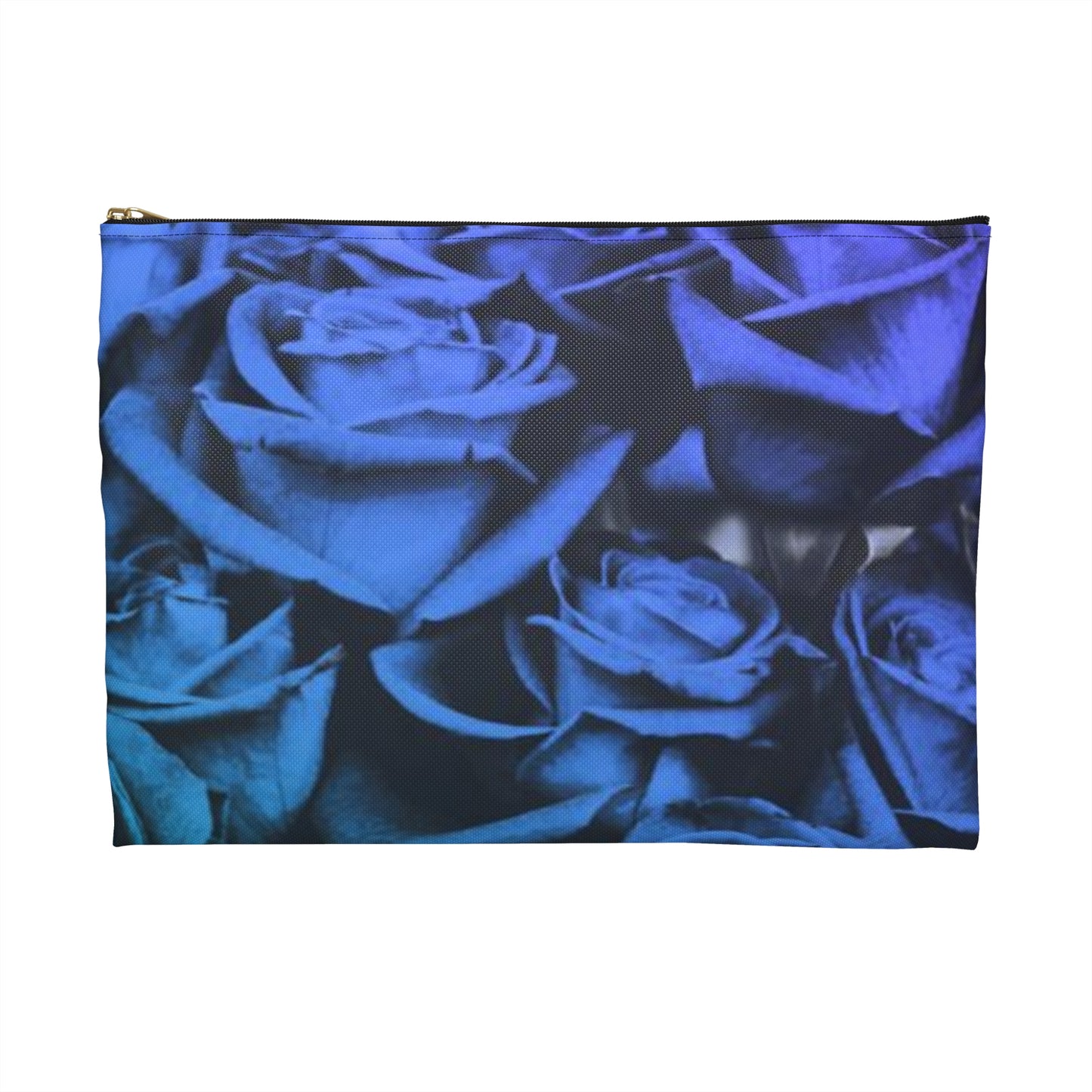 Blue Roses Accessory Pouch