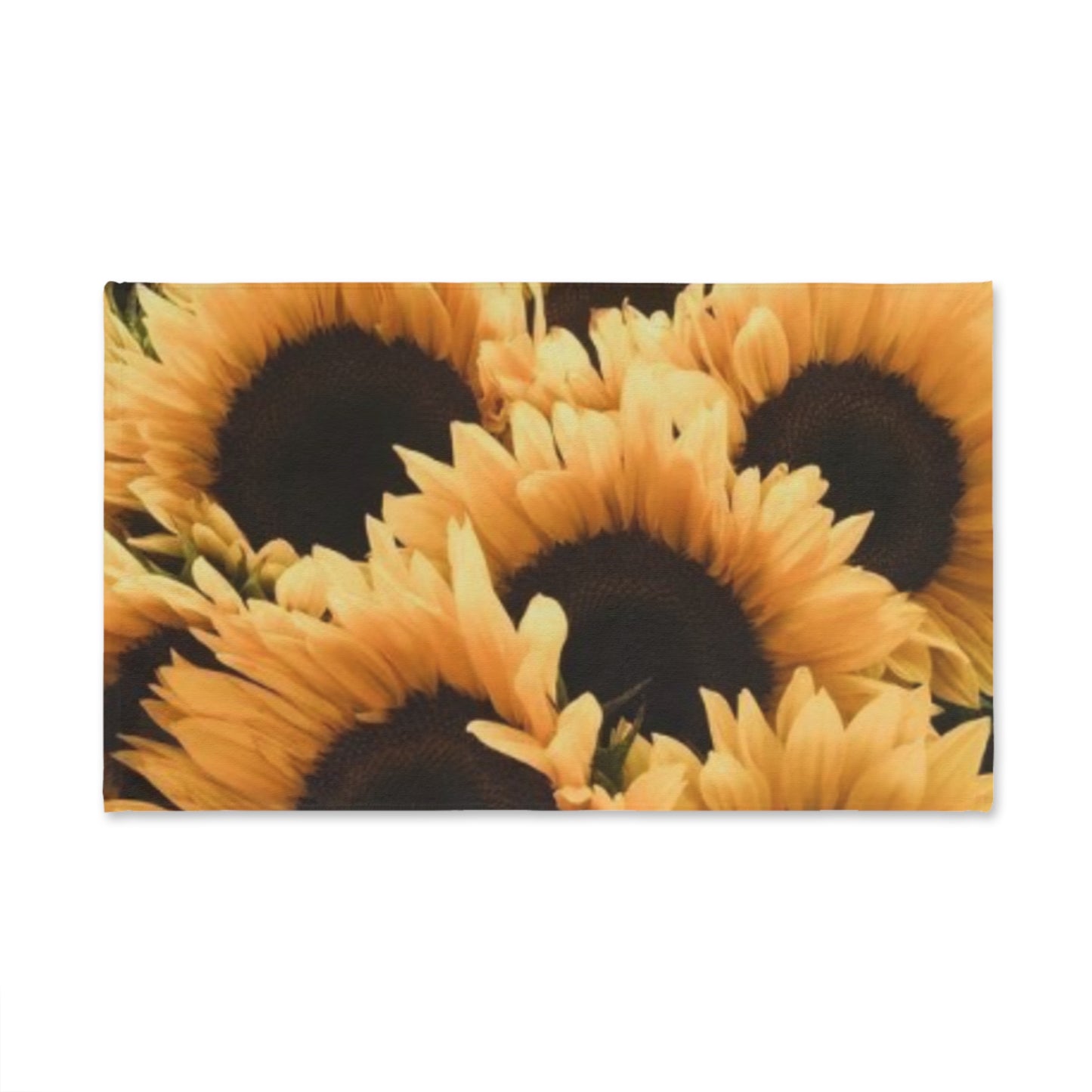 Floral Hand Towel – Sunflower Pattern