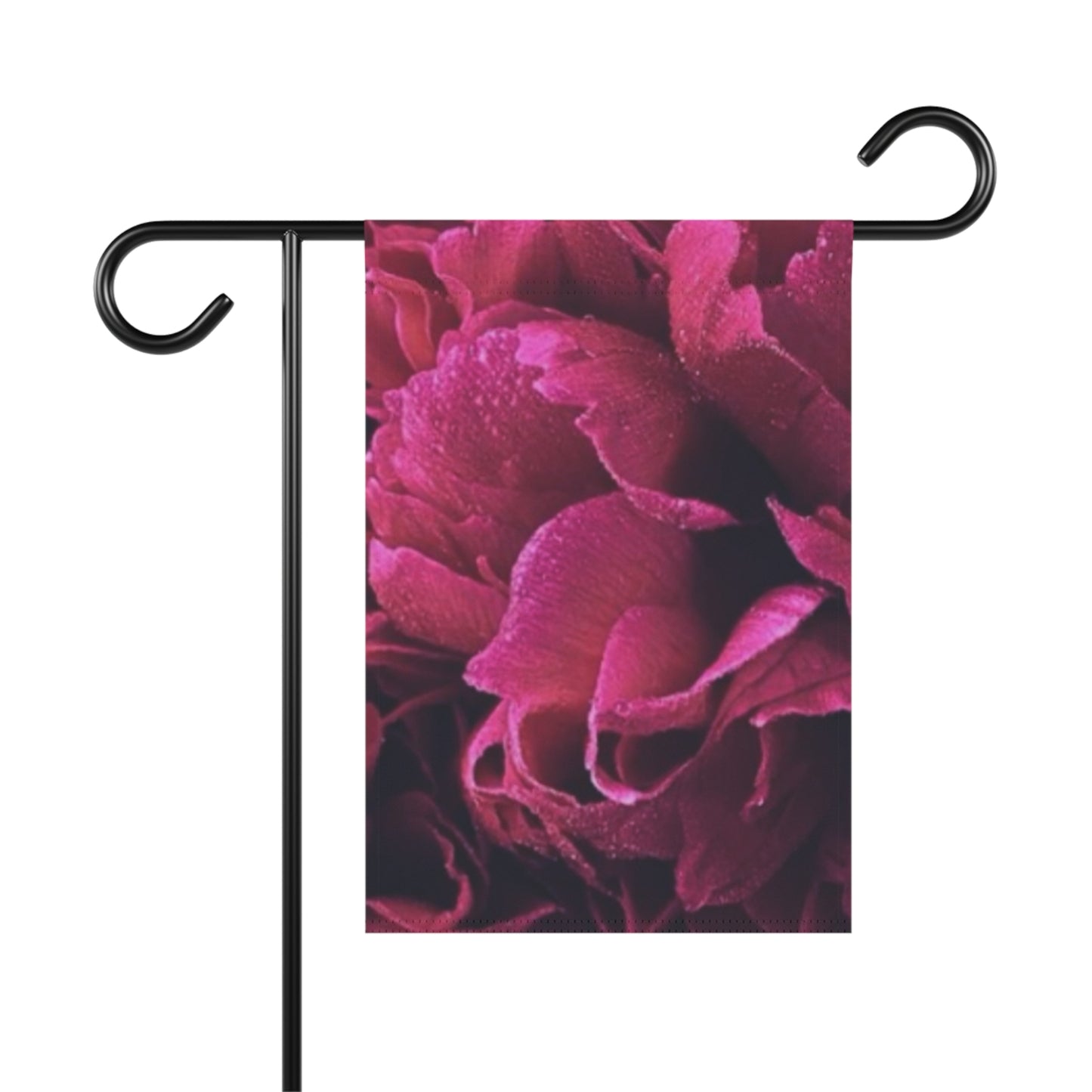 Magenta Floral Garden and House Banner – Bright & Cheerful Yard Flag