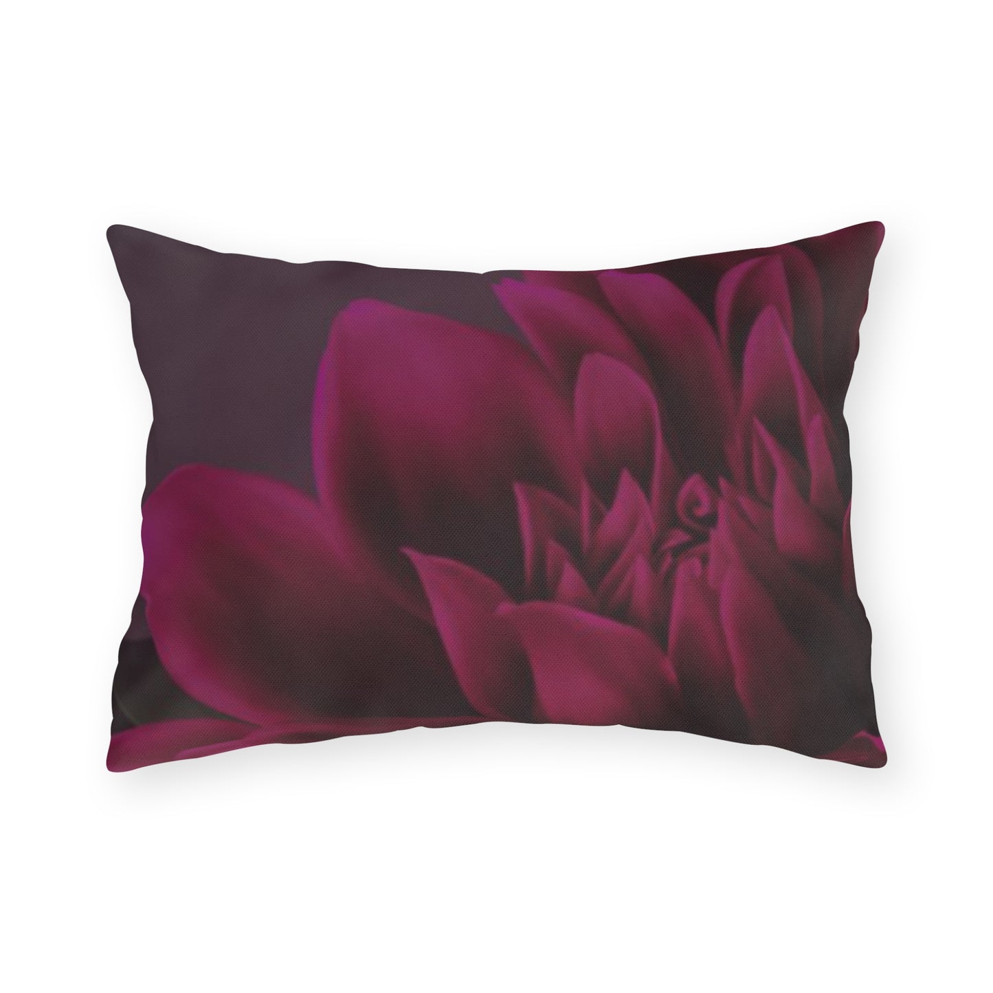 Magenta Dahlia Outdoor Pillow