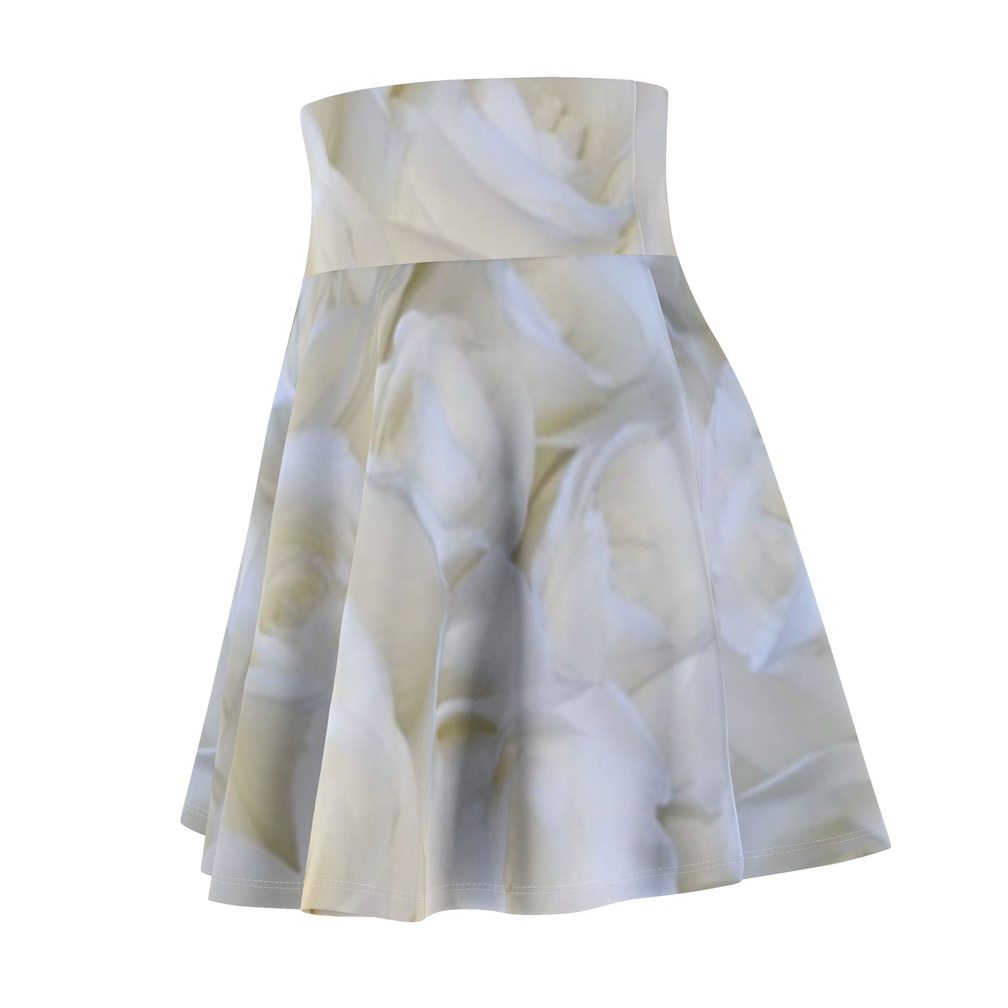 White Roses Skater Skirt