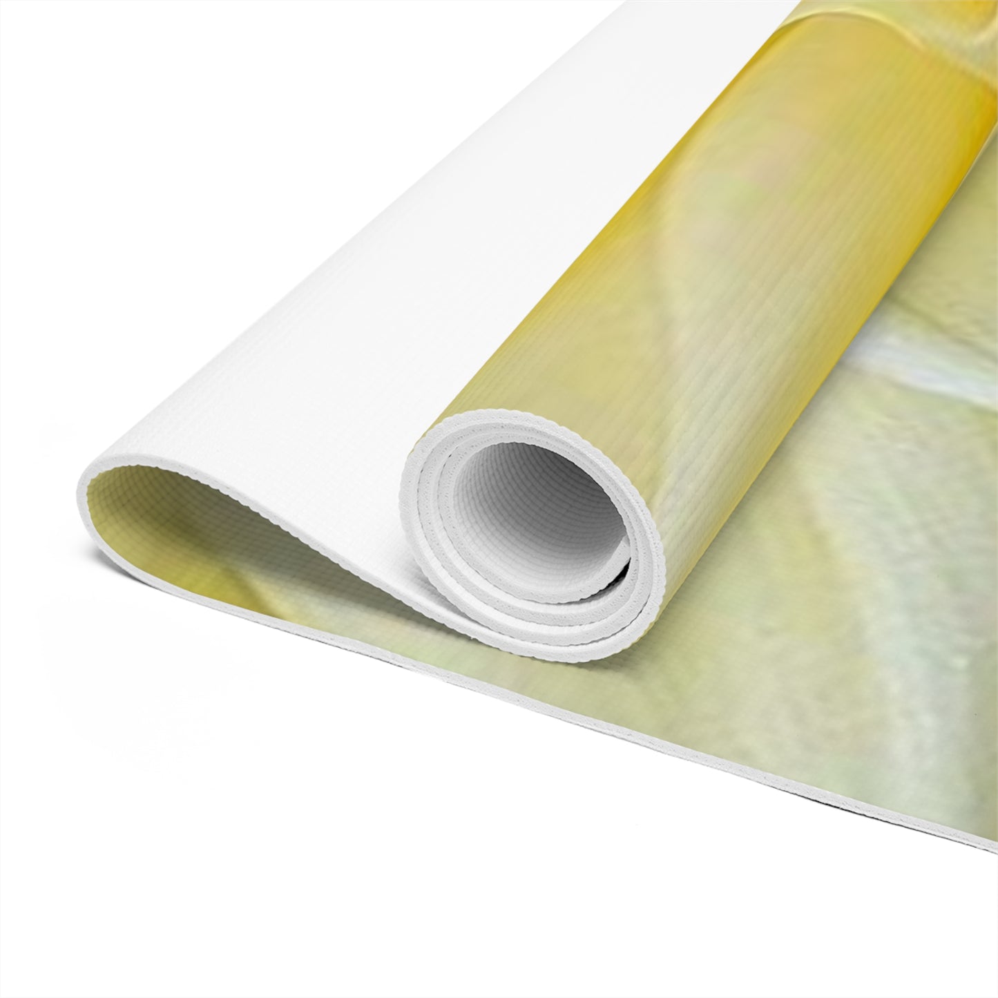 Yellow Dahlia Exercise Mat