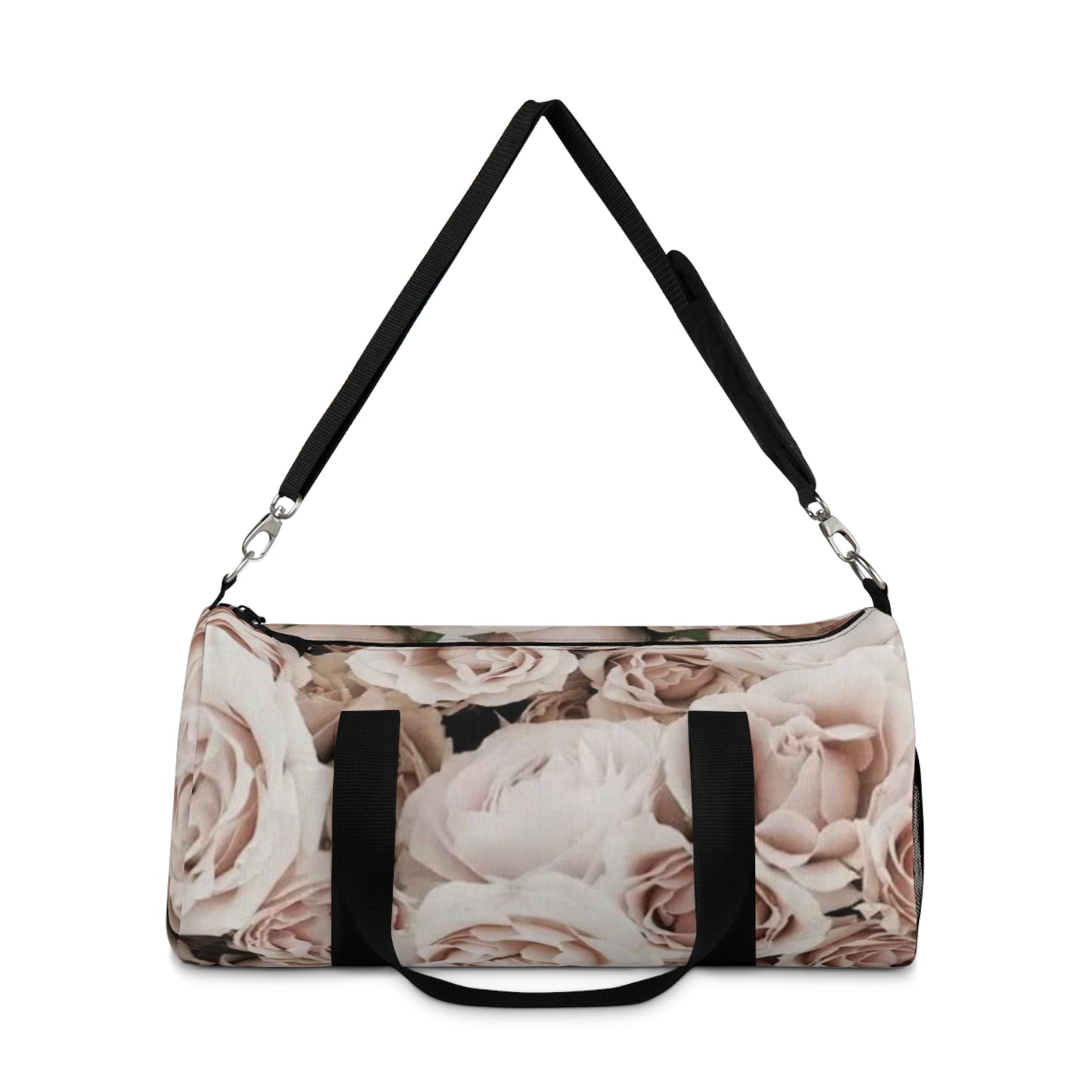 Light Pink Roses Floral Duffel Bag for Gym