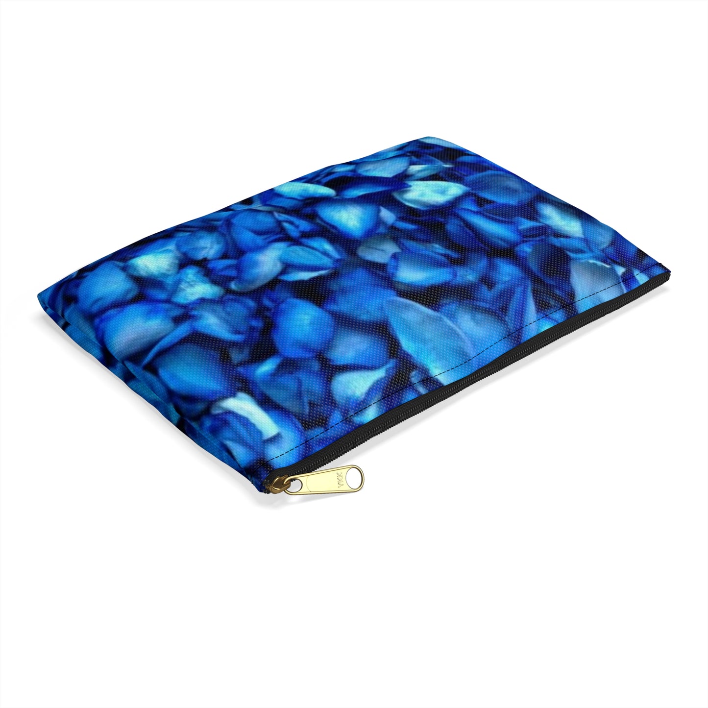 Blue Petals Accessory Pouch